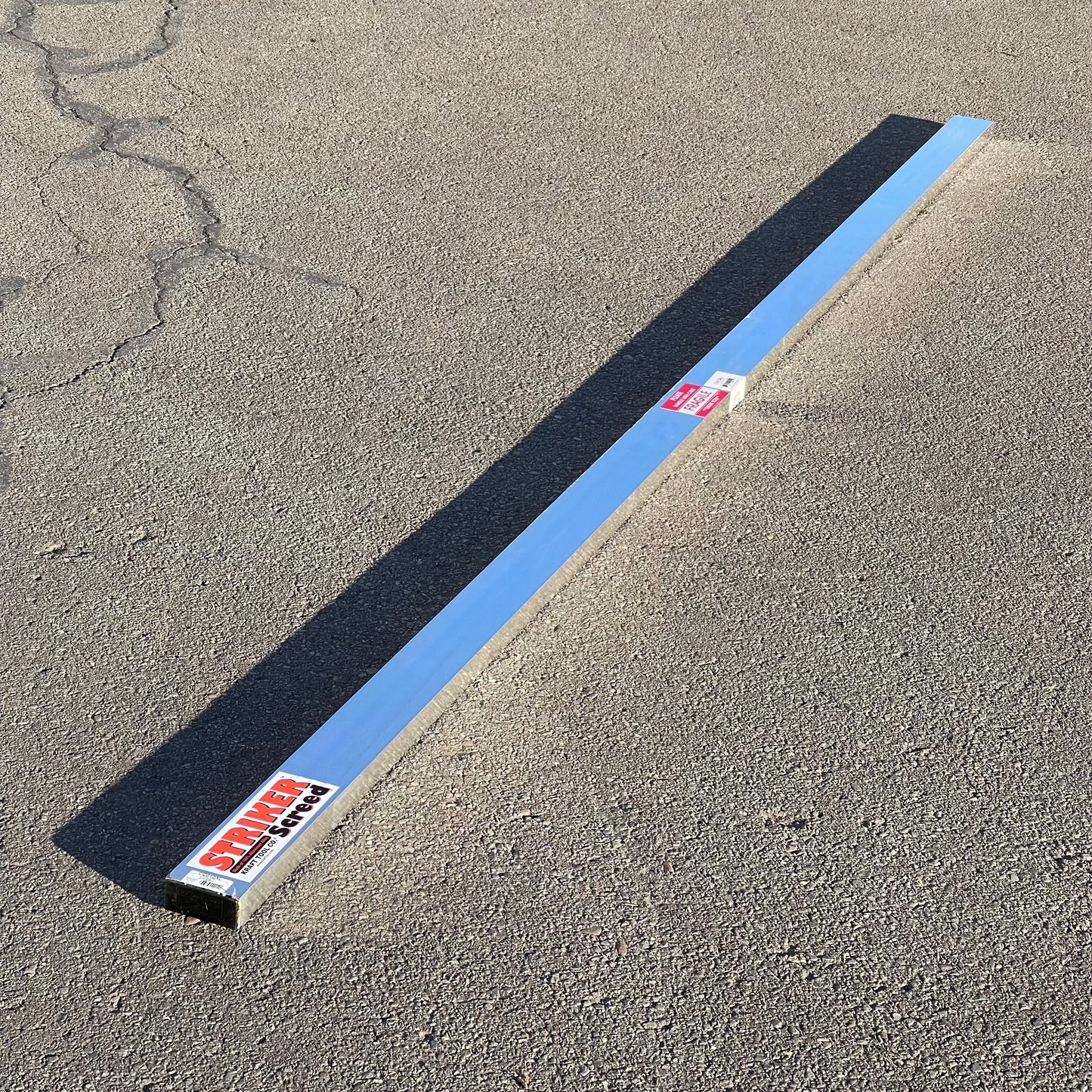 Z@ KRAFT TOOL CO. Striker Screed 144” x 3.5” x 1.5” ALUMINUM CC612AL