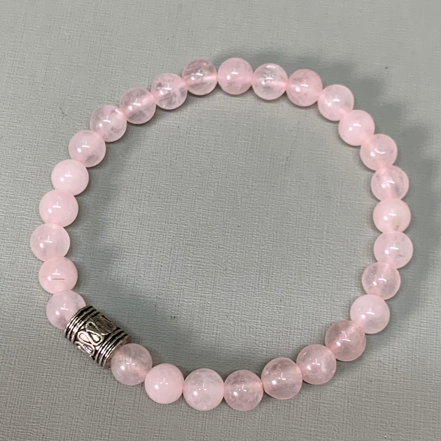 BEST WHOLESALE (12 PACK) Assorted Beaded Rose Quartz/Rainbow Crystal Bracelets 3"