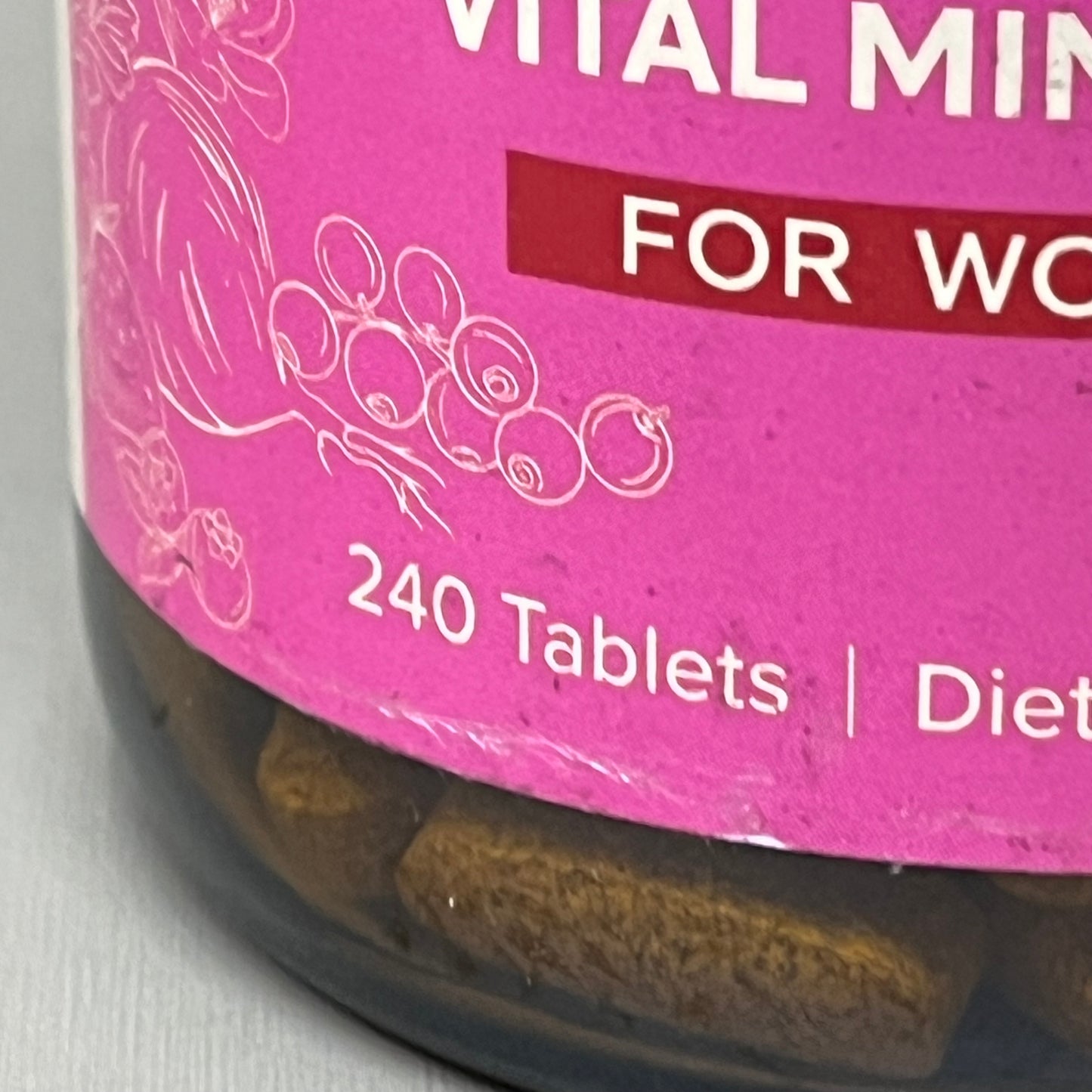 DR. MERCOLA Whole-Food Complex Multivitamin Plus Vital Minerals for Women 240 Tablets BB08/27