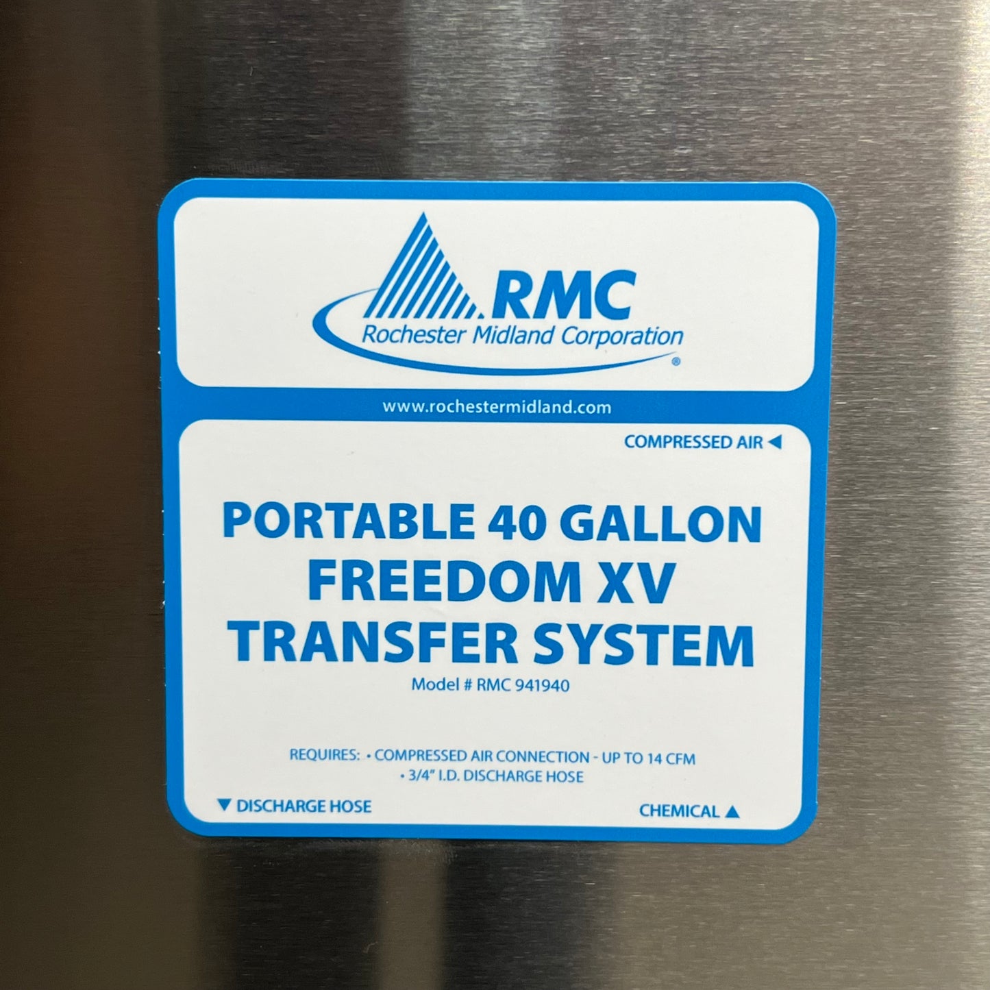 RMC Portable 40 Gallon Freedom XV Transfer System 941940