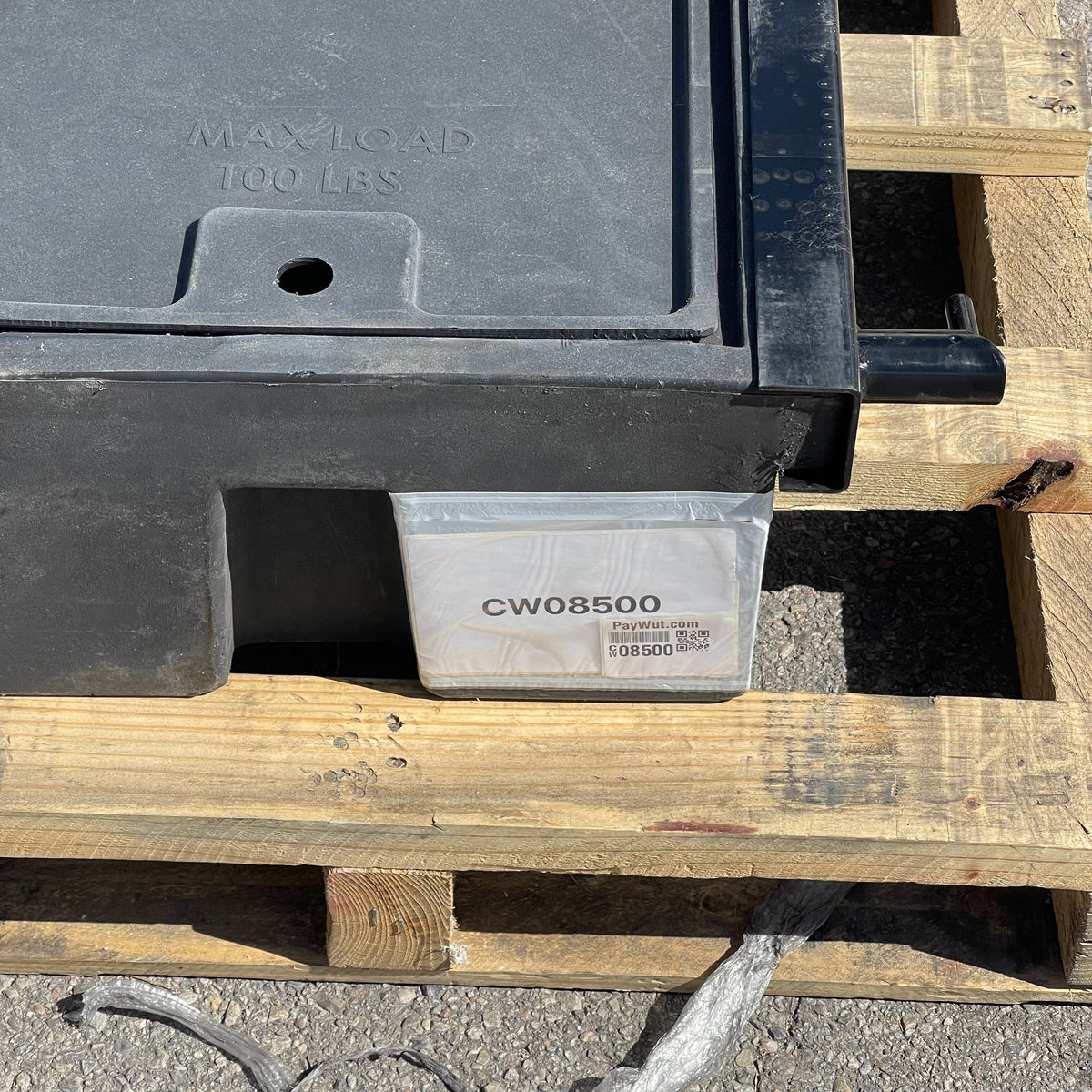 LIPPERT Large Double Bin Storage System 100"x19"x9" Black