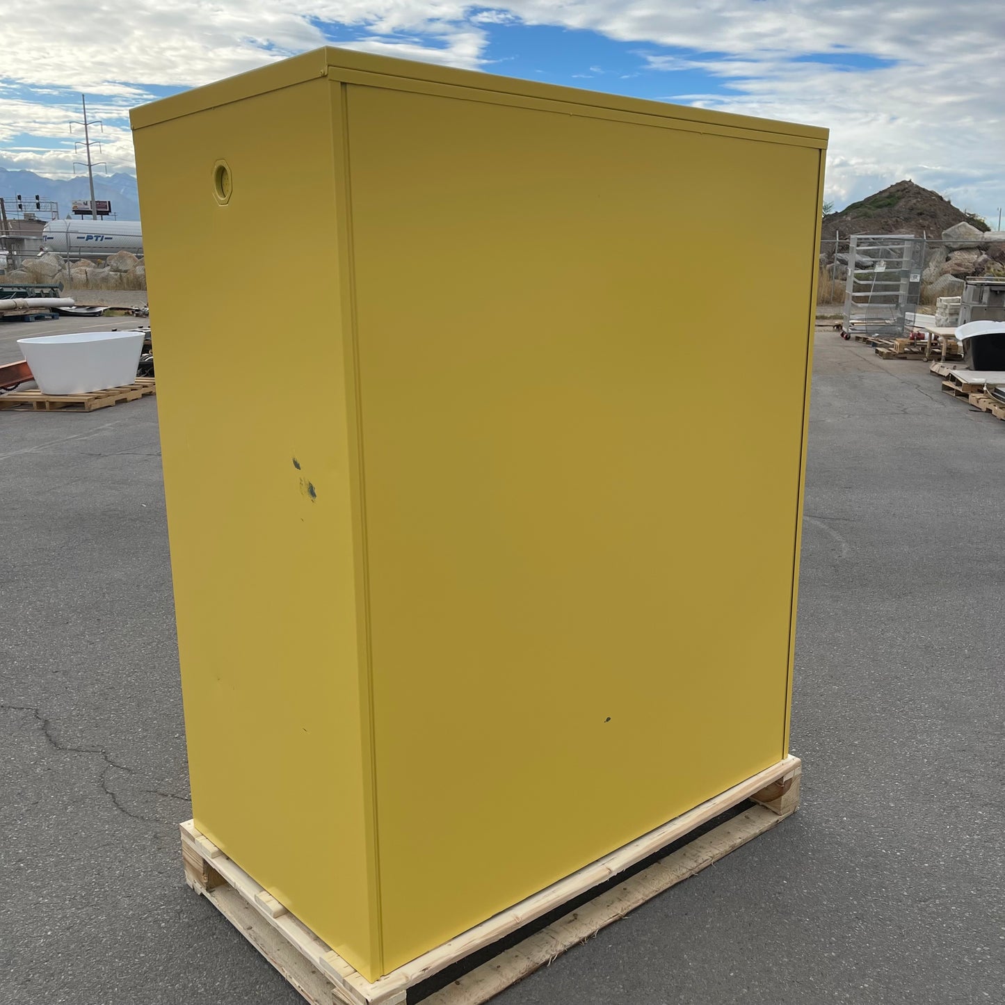 SECURALL Hazardous Waste Storage Cabinet 120 Gal Capacity 66"x56"x31" W1080 (B)