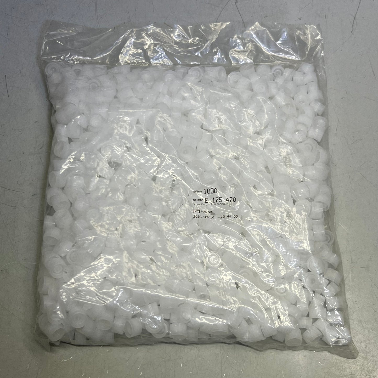 SARSTEDT (1000 PACK) Screw Cap Tube. False Bottom, Round Sz 3.62" x 0.602" 62.612.016 (New Other, Distressed Box)