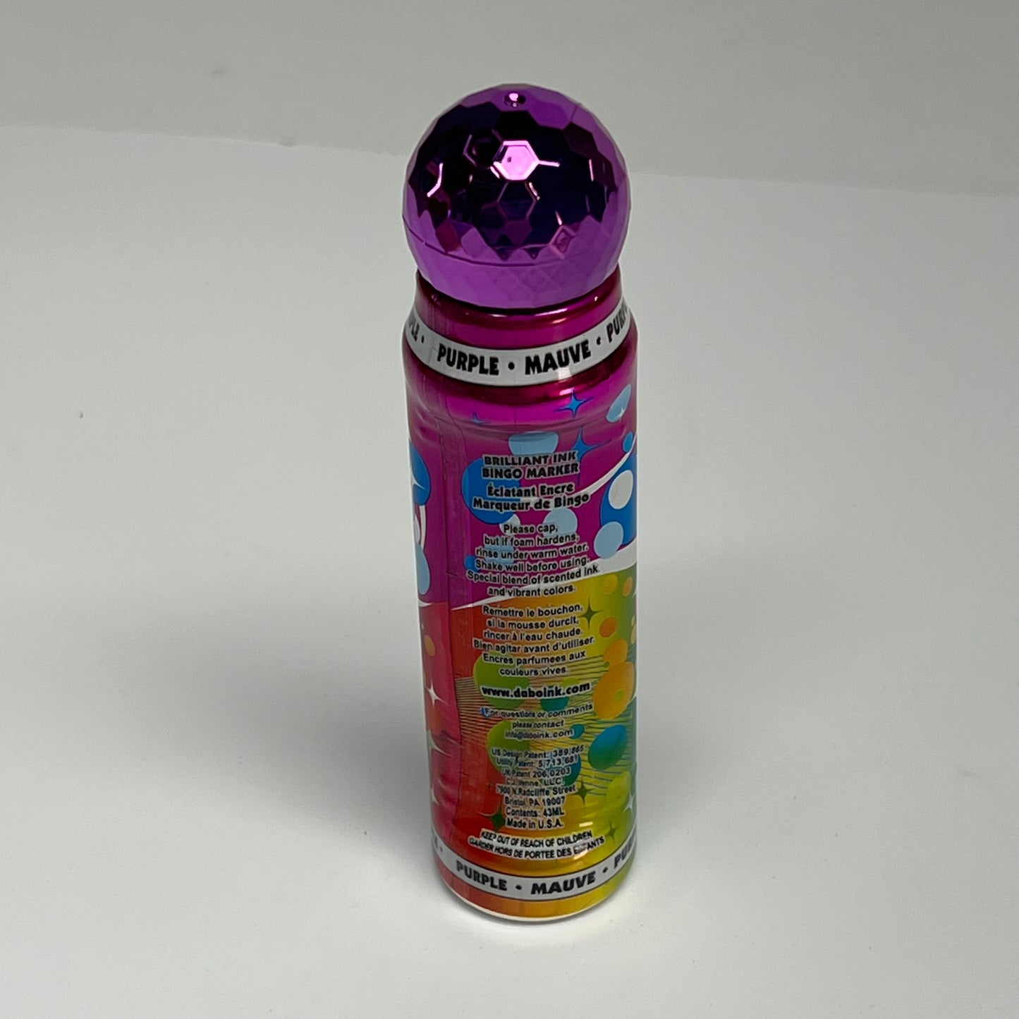 DAB O INK (12 PACK) Sunsational Bingo Marker Bright Ink 43ml/1.4 oz Purple C26