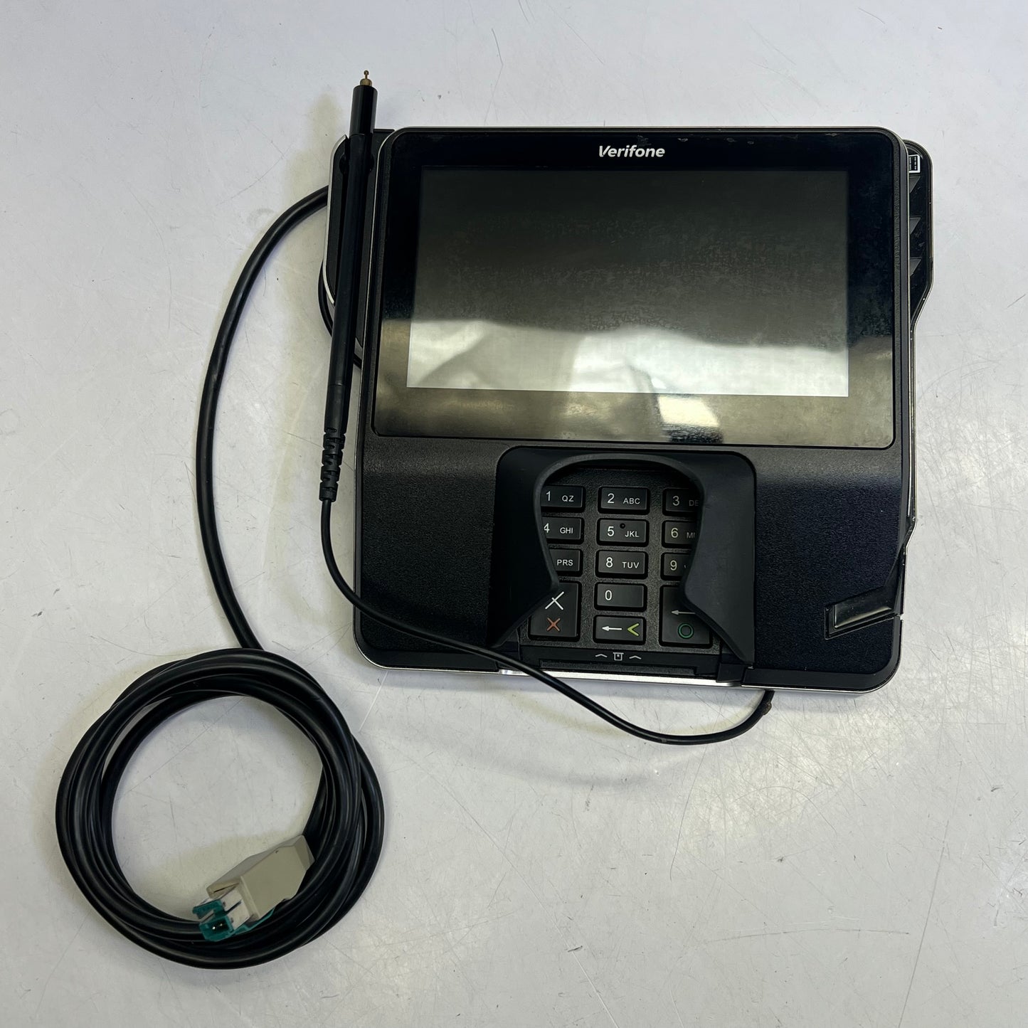 ZA@ VERIFONE (2 PACK) Credit Card Payment Terminal Pos System Black MX925 MX900-02 (Damaged Pen)