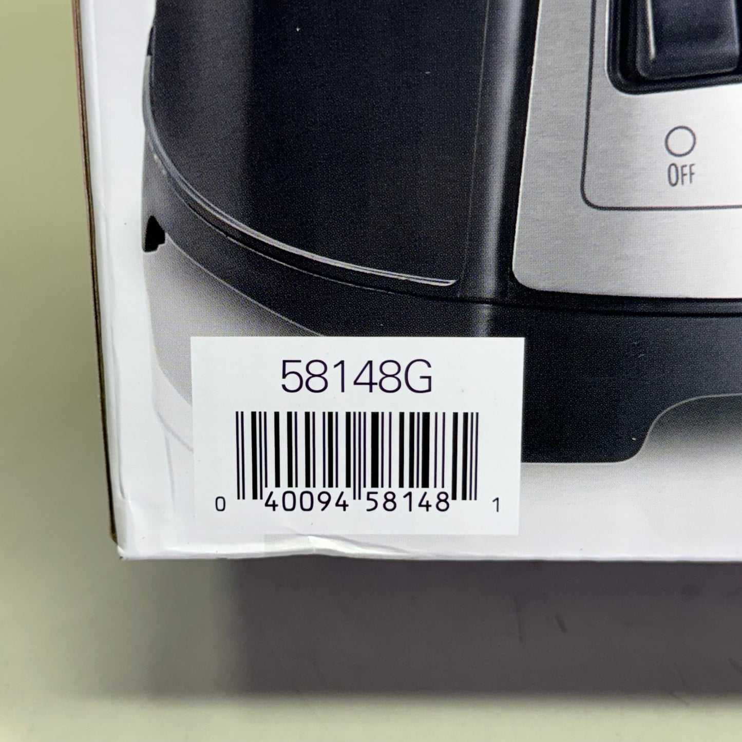 HAMILTON BEACH Power Elite Blender With 40 Oz Glass Jar 9"H Clear 58148G