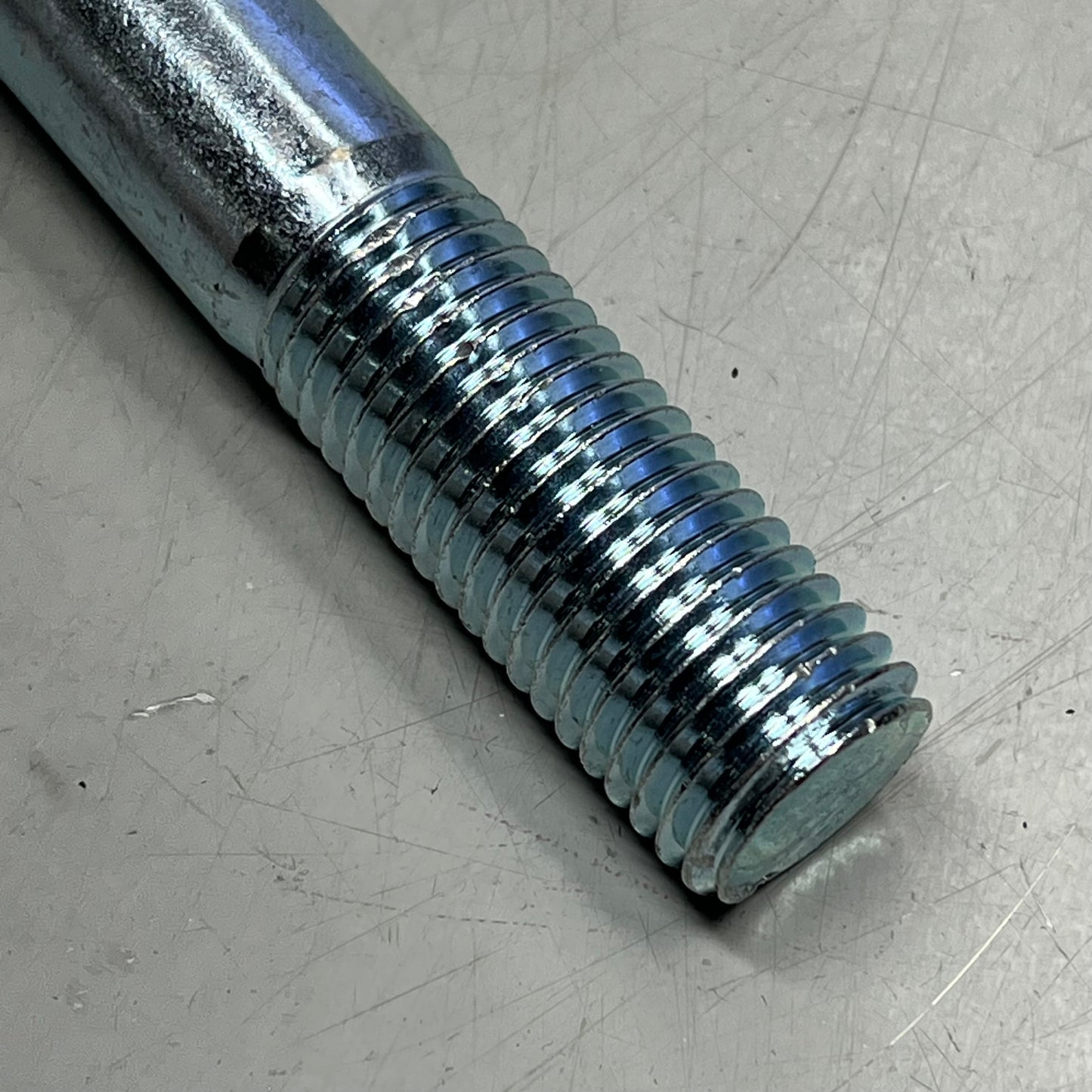 ZA@ (32 PACK) Hex Cap Bolt 307A 5.5" L w/ Head 2.5" Thread 1" Dia Silver