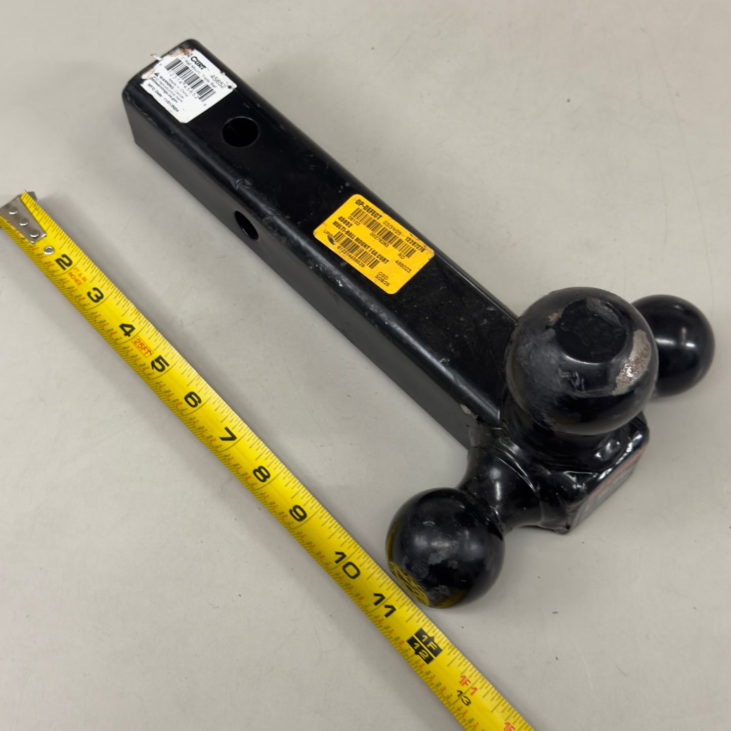 CURT Multi-Ball Mount Towing Hitch W/ Hollow Shank (Slight Cosmetic Damage) 45652