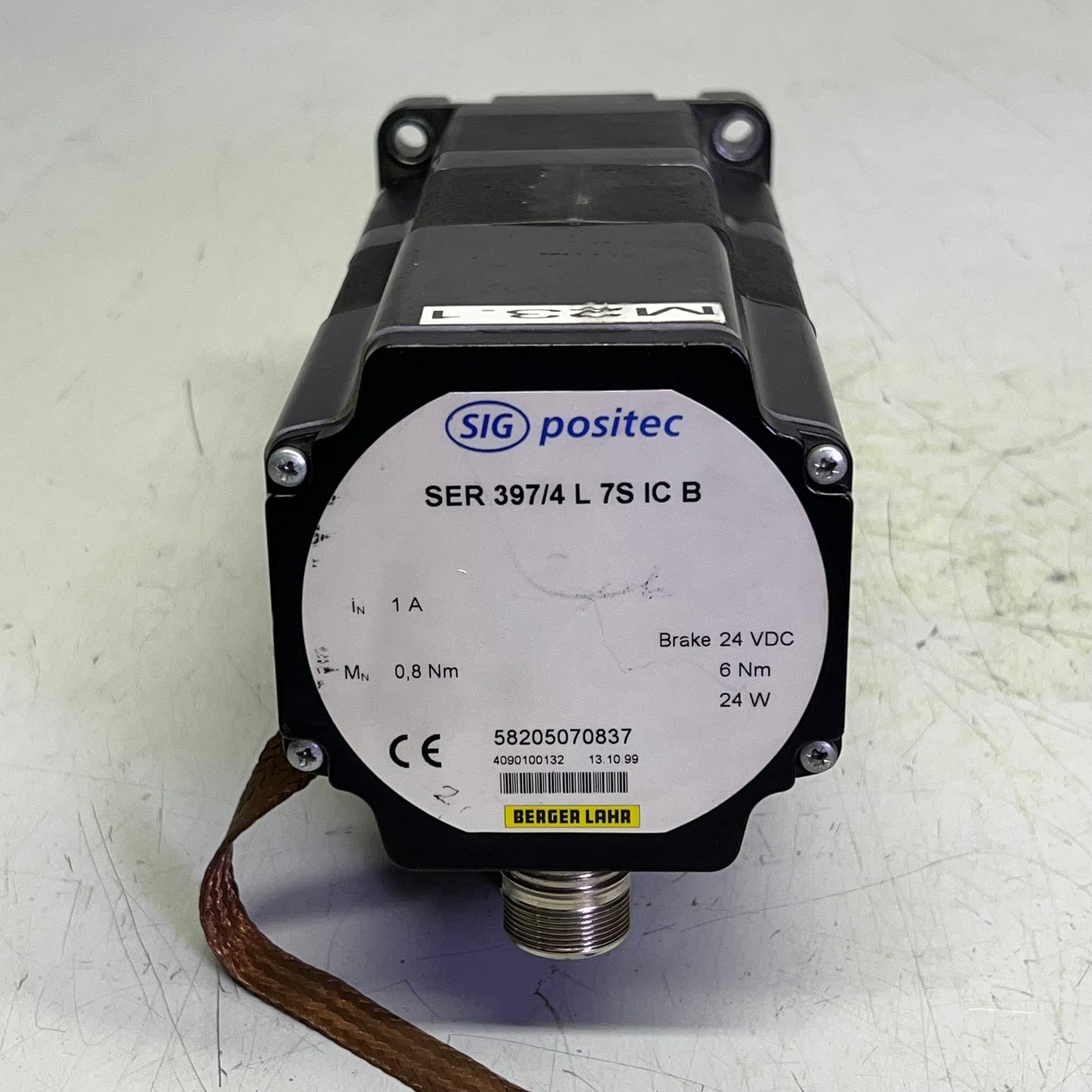 BERGER LAHR SIG Positec Stepper Motor Brake 24 VDC 6Nm 24 W SER 397/4 L 7S IC B