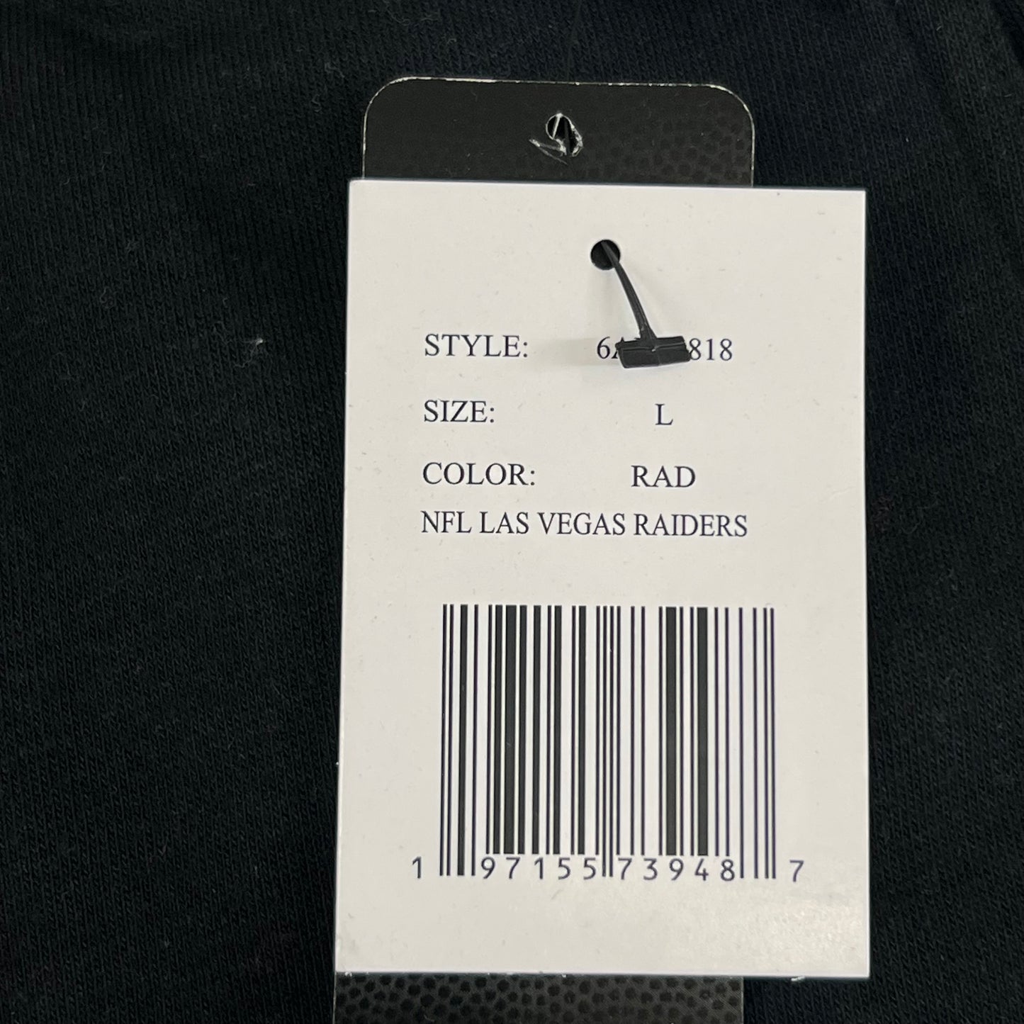 NFL Las Vegas Raiders Jogger G-lll Sports By Carl Banks Pants Men's Sz L Black