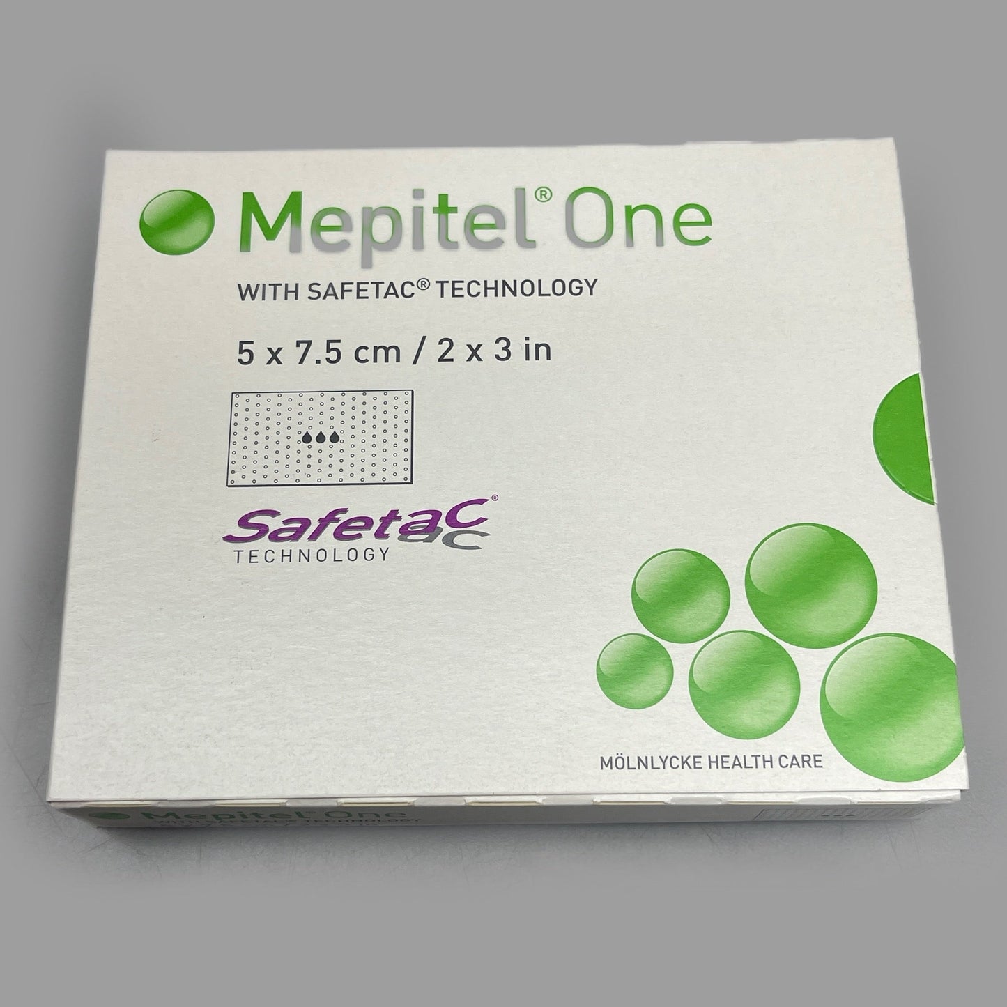 MOLNLYCKE Mepitel One Soft Silcone Wound Contact 2" x 3" 5x7.5cm (10 Pack) 289100