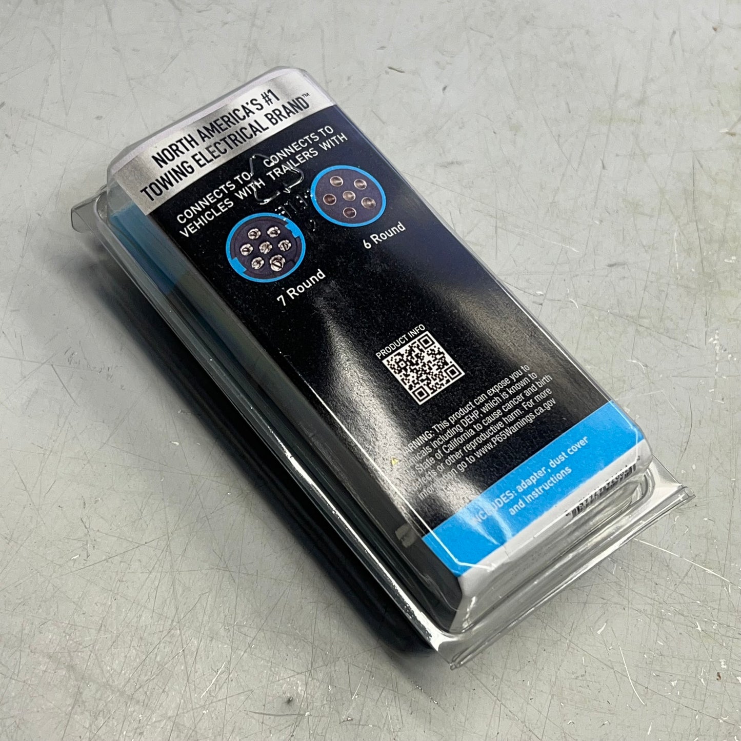 HOPKINS 7 Round To 6 Round Adapter Impact & Corrosion Resistant Black 47445