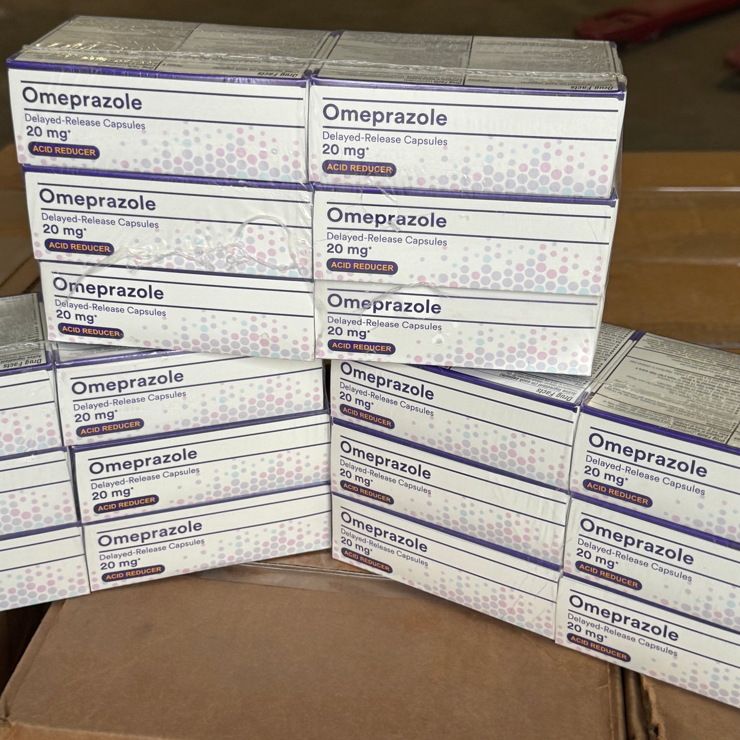 ZA@ Pallet of OMEPRAZOLE Delayed-Release 20 mg Acid Reducer *EXPIRED 12/22* (AS-IS)