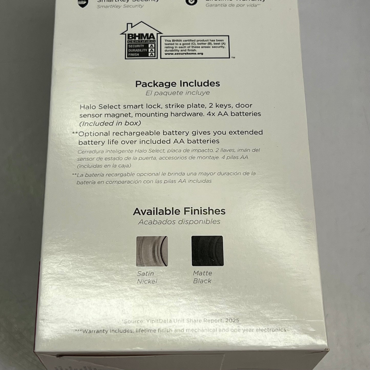 KWIKSET Halo Select WI-FI & Matter Enabled Smart Lock Matte Black 998000-002