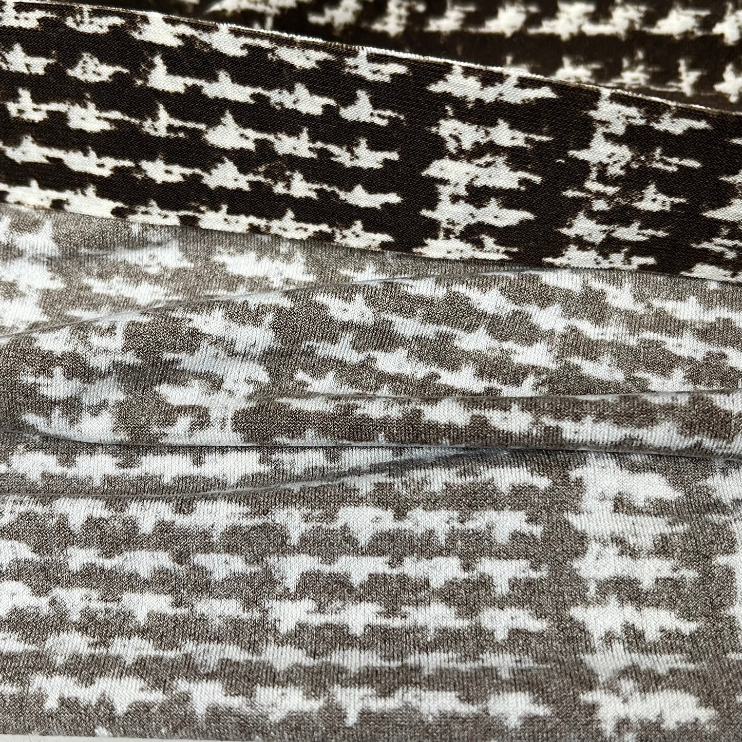 NORMA KAMALI High Waist Pleat Pant Women's Sz XXS/28 Chocolate Glenn Plaid Tweed