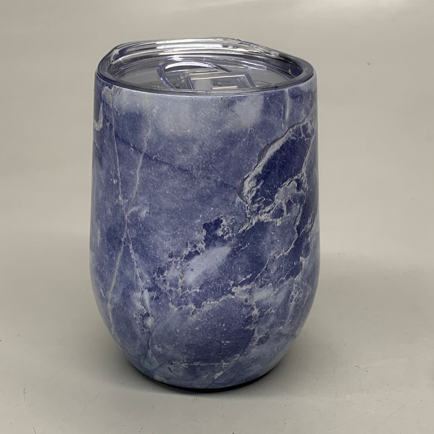 Z@ THILY Wine Tumbler Blue Marble 304 Food Grade 18/8 Stainless Steel Triple Insulation