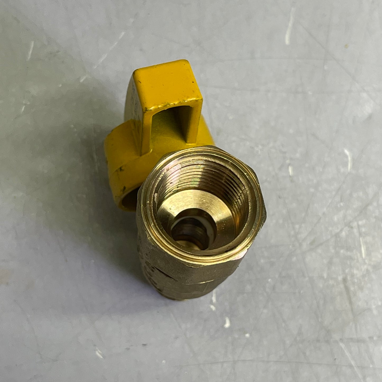 BRASSCRAFT Gas Ball Valve 3/8” OD Flare X 1/2” FIP Brass TBV6-8