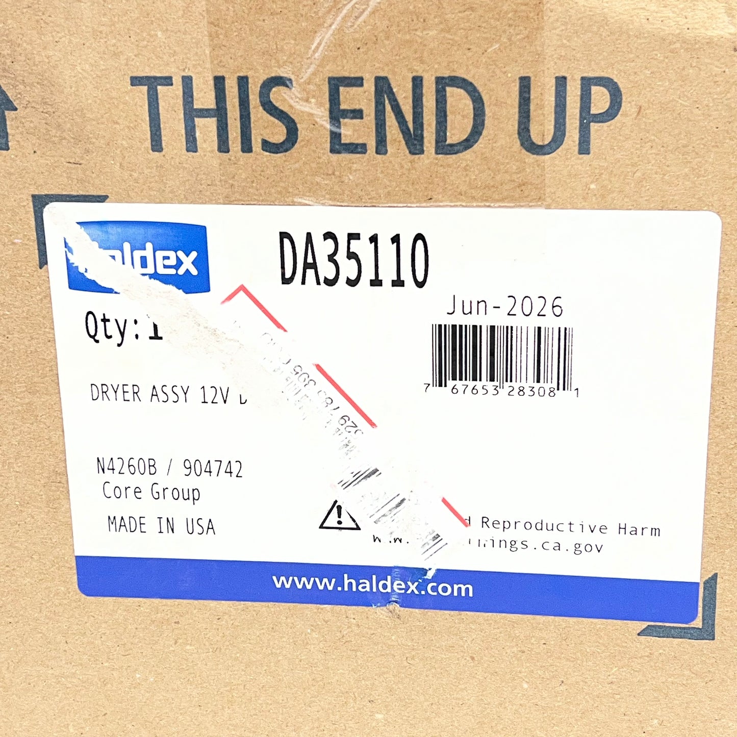 HALDEX Heavy Duty Commercial Vehicle Air Dryer Kit 5-Stage 12V 90W  DA35110