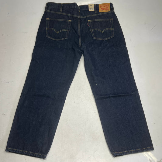 LEVIS 550 Relaxed Fit Jeans Men's Sz 40 X 30 Rigid Blue 005500216