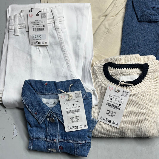 ZA@ ZARA Lot of Assorted Children's Clothing Sweaters, Pants & Tops Girl's & Boy's Multicolor