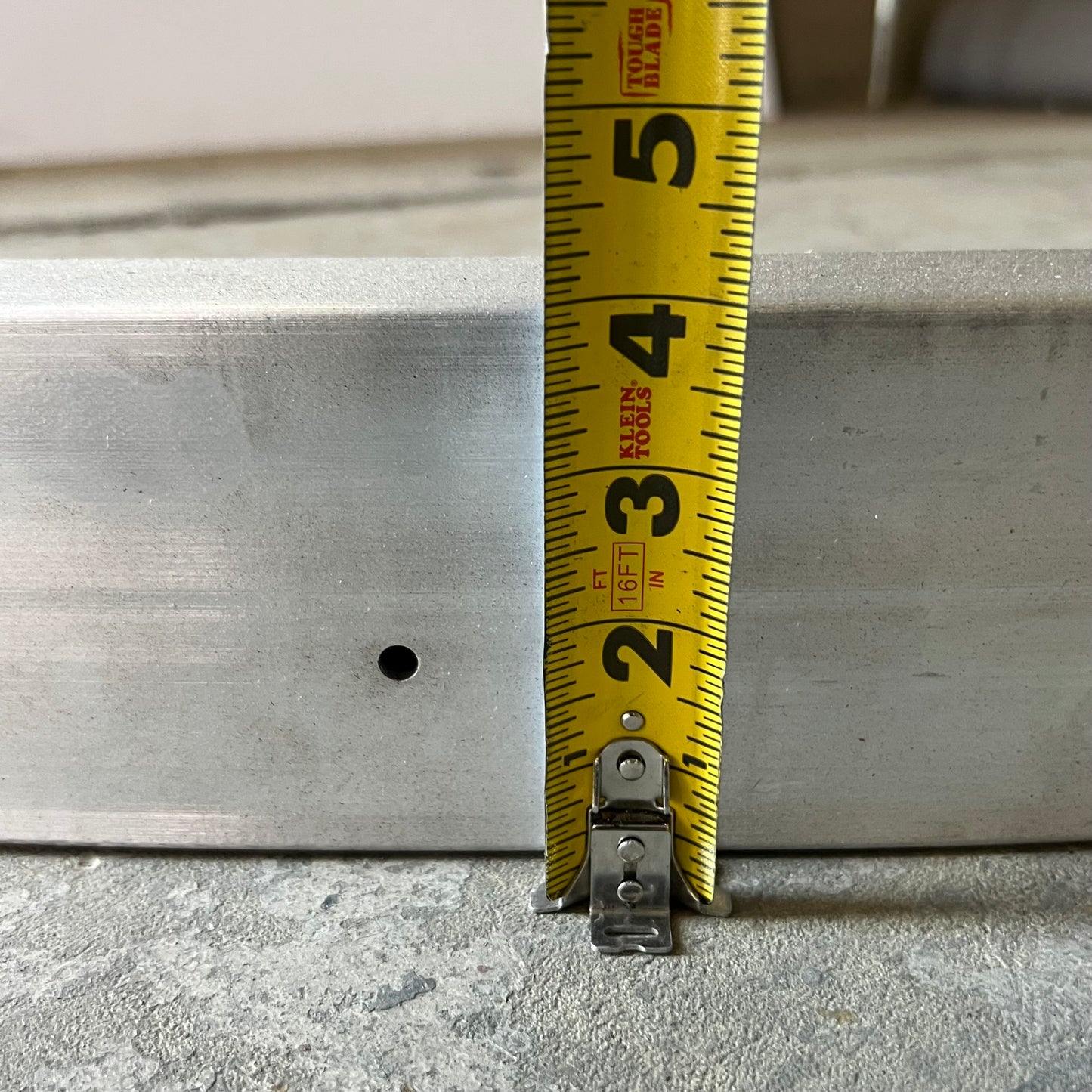 TESLA Front Bumper Sz 58" L x 3.5" H, Silver 148760100F