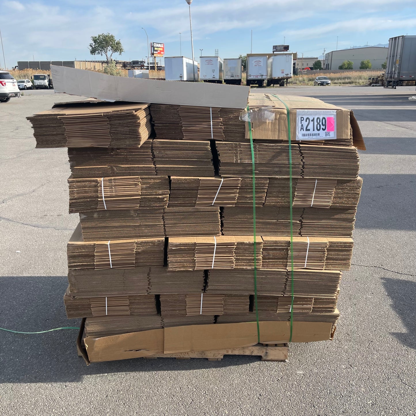 ZA@ Pallet of MIXED (1,125 Pack) Boxes 15”x11”x7-1/2”, 25 boxes per bundle (AS-IS) E