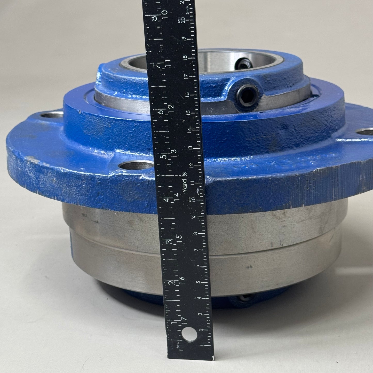 ROYERSFORD Type E Piloted Flange Bearings 4" Non-Expansion Blue 20-06-0400