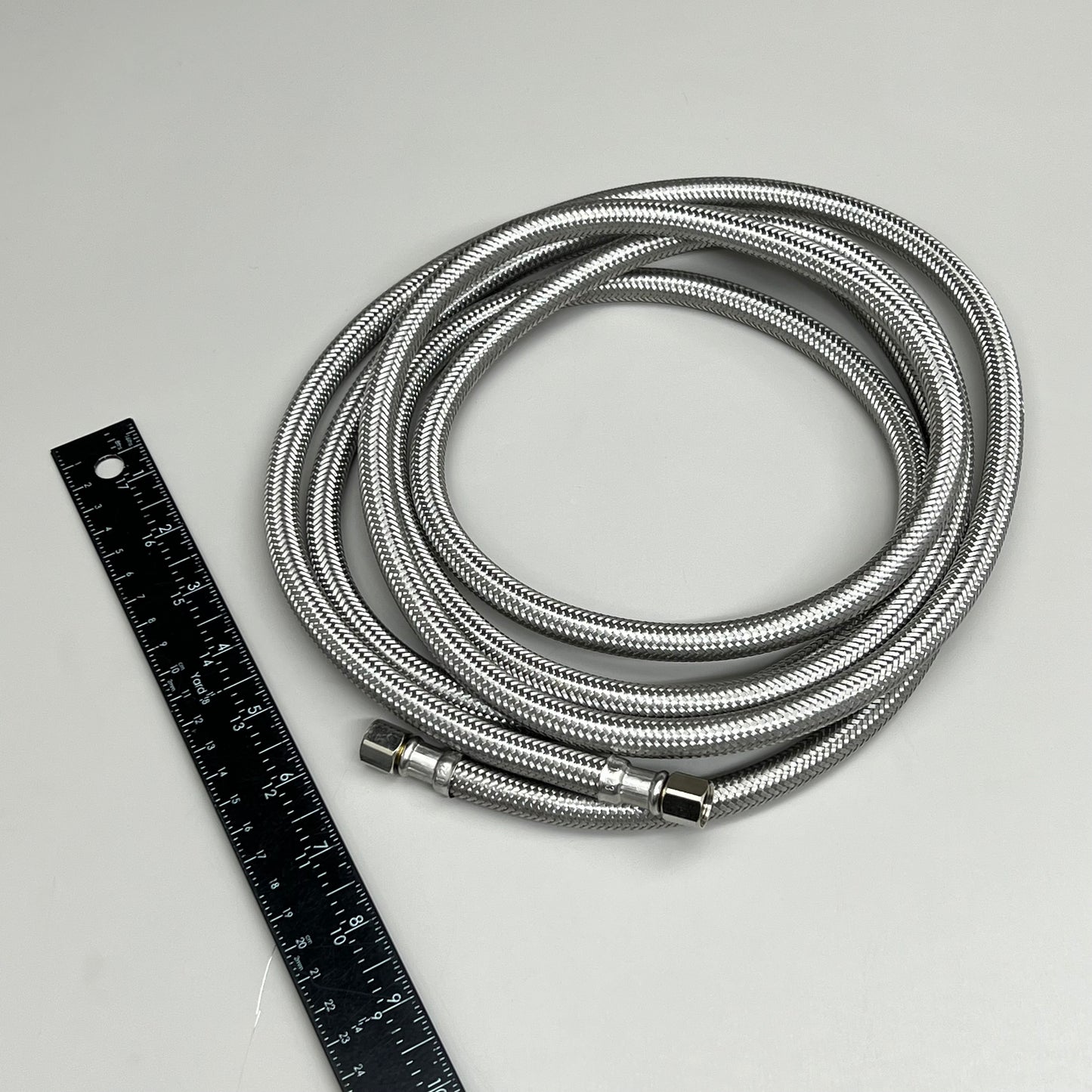 HIPPOHOSE Ice Maker Stainless Steel water Supply Hose 1/4" 10ft X0044C8A4T