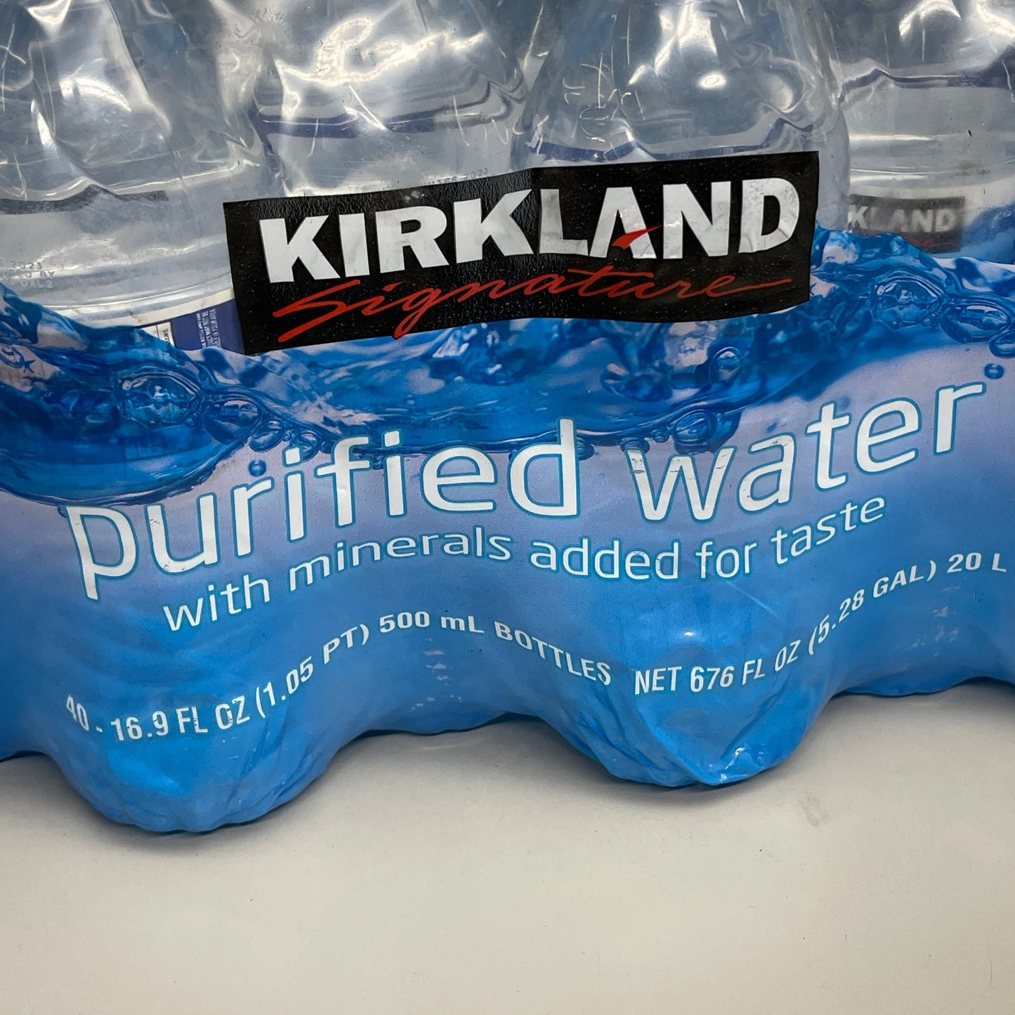 ZA@ KIRKLAND (COSTCO) 320 Bottles! Purified Water 16.9 fl oz BB 04/26 A