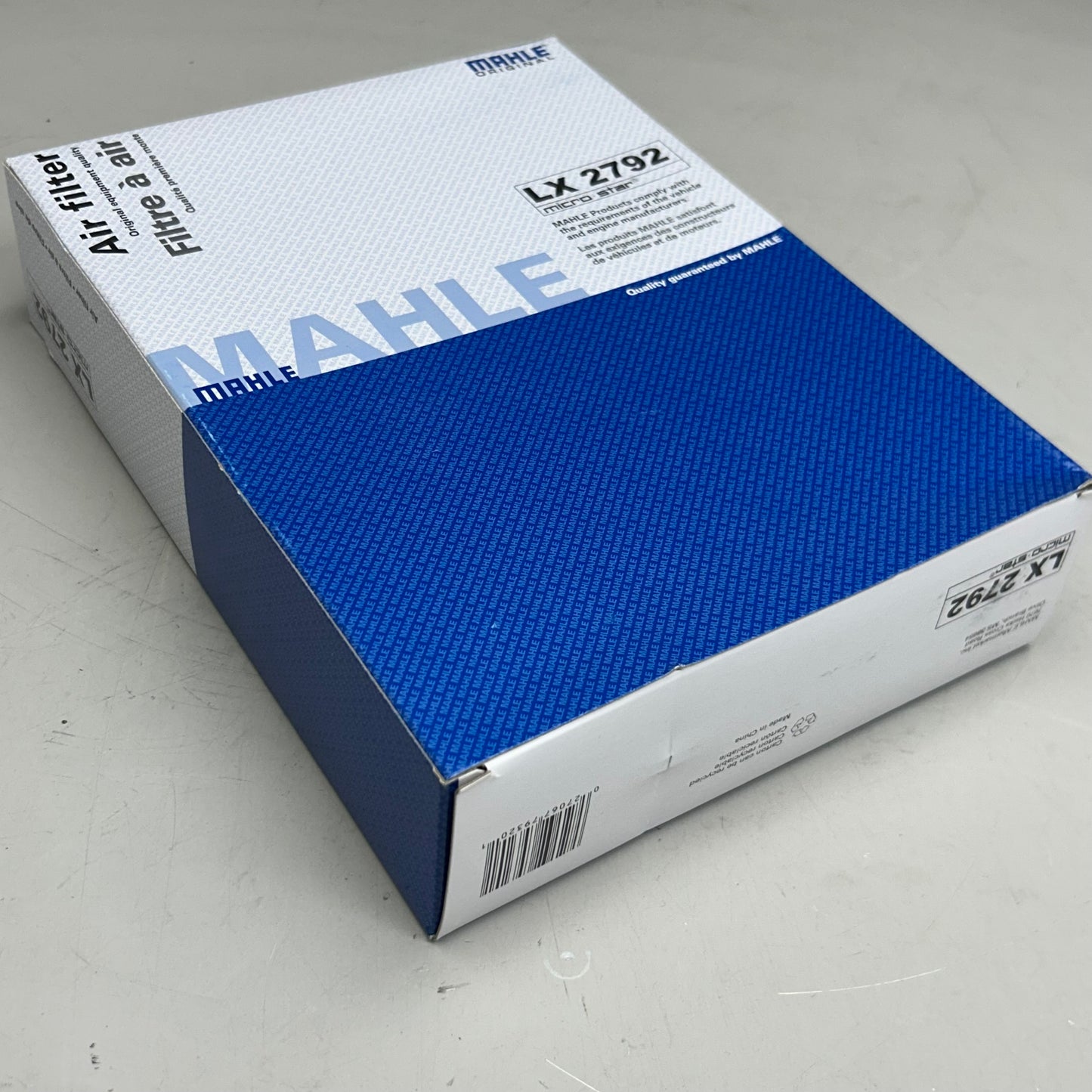 MAHLE Air Filter Replacement Part For Toyota LX2792