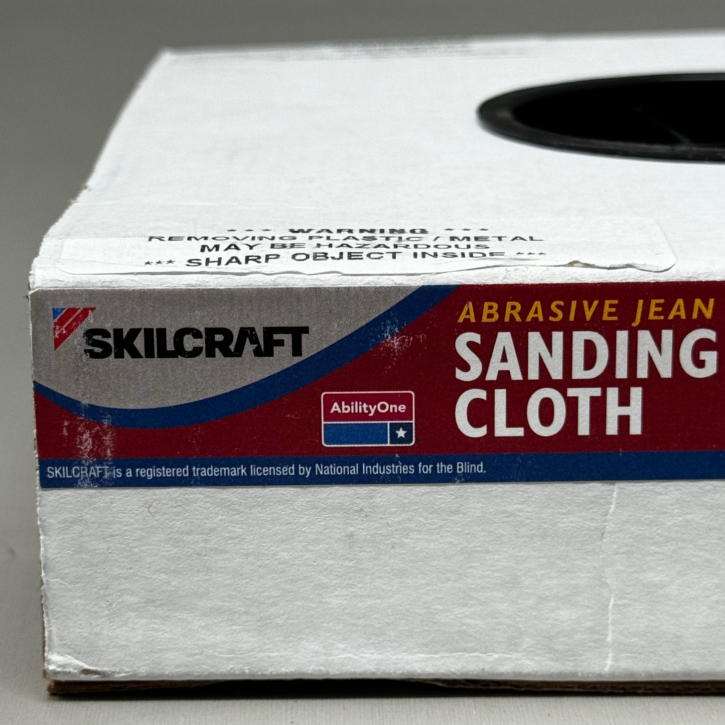 SKILCRAFT Abrasive Sanding Cloth Aluminum Oxide 120Grit 2" x 150yd Roll 5350-01-631-5582