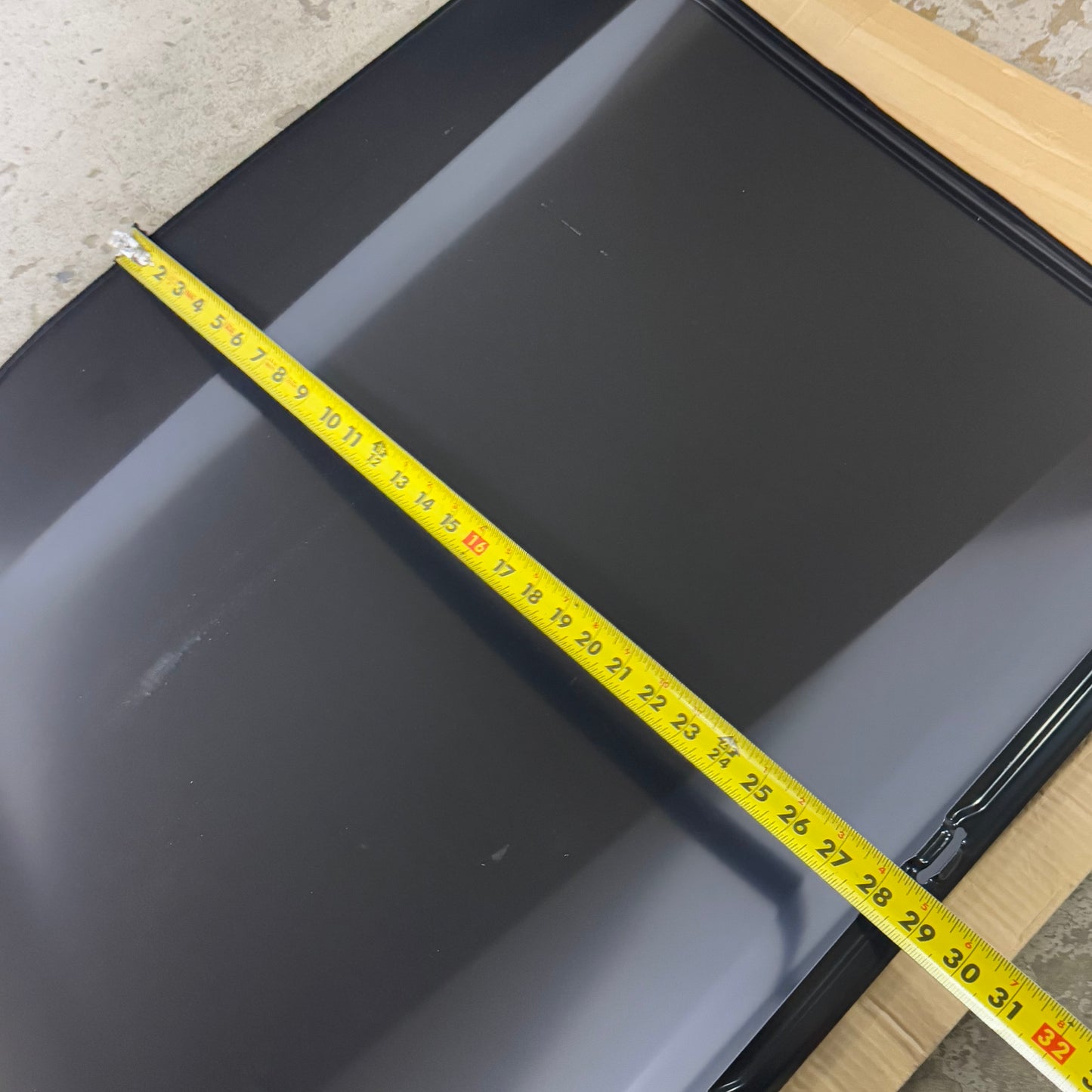 MAZDA 2017/2021 Door Outer Panel Sz 41” L x 29” H Black GHK172031