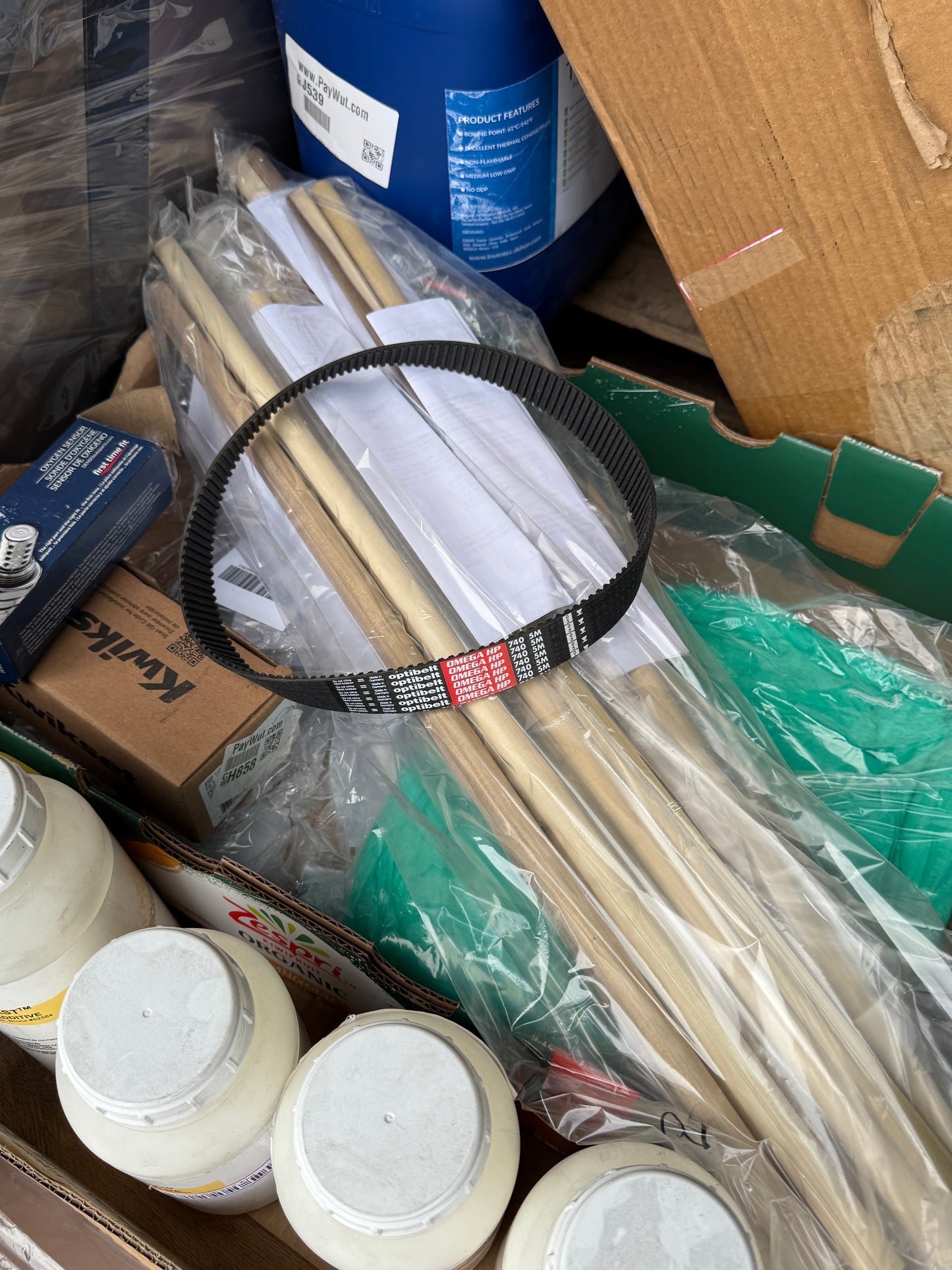 ZA@ Pallet of Wipes, DEUTZ Parts, Aluminum Pan Covers, StandFast Traction Additive, Filters, THERMASOLV, DENSO, Kwikset, & MORE! (AS-IS)