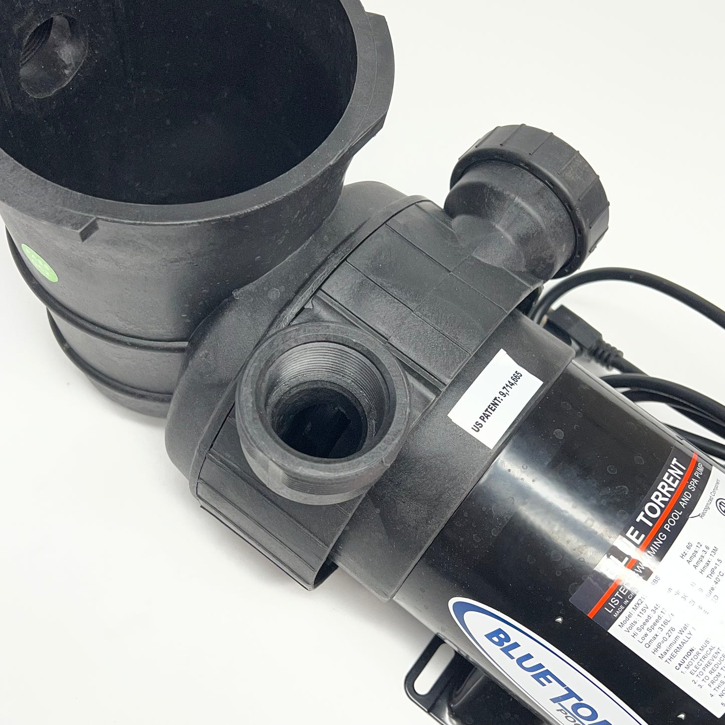 BLUE TORRENT Maxi Pump Dual Port Pool Pump 1.5 HP 2 Speed 110V MX215DNSBS