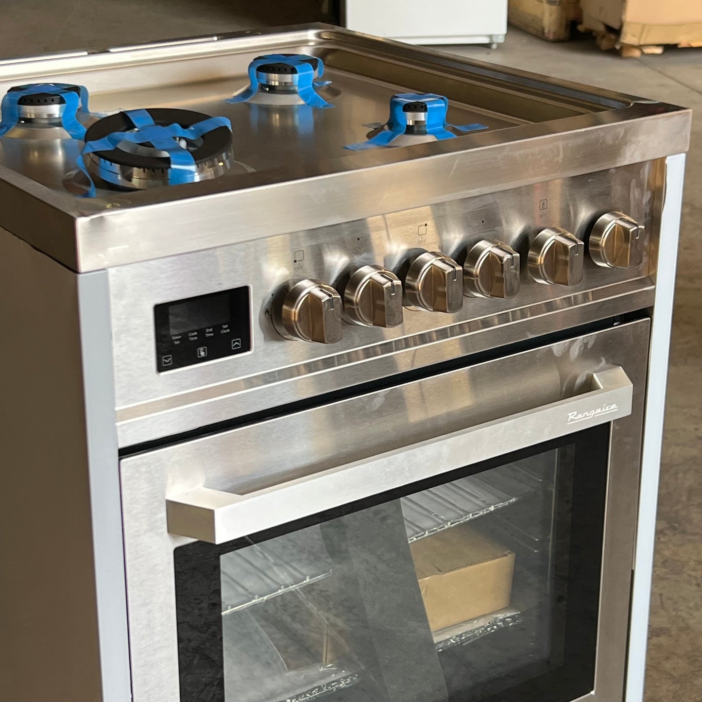 RANGAIRE 24" Gas Range Convection Oven Freestanding Stainless Steel RRG241TS