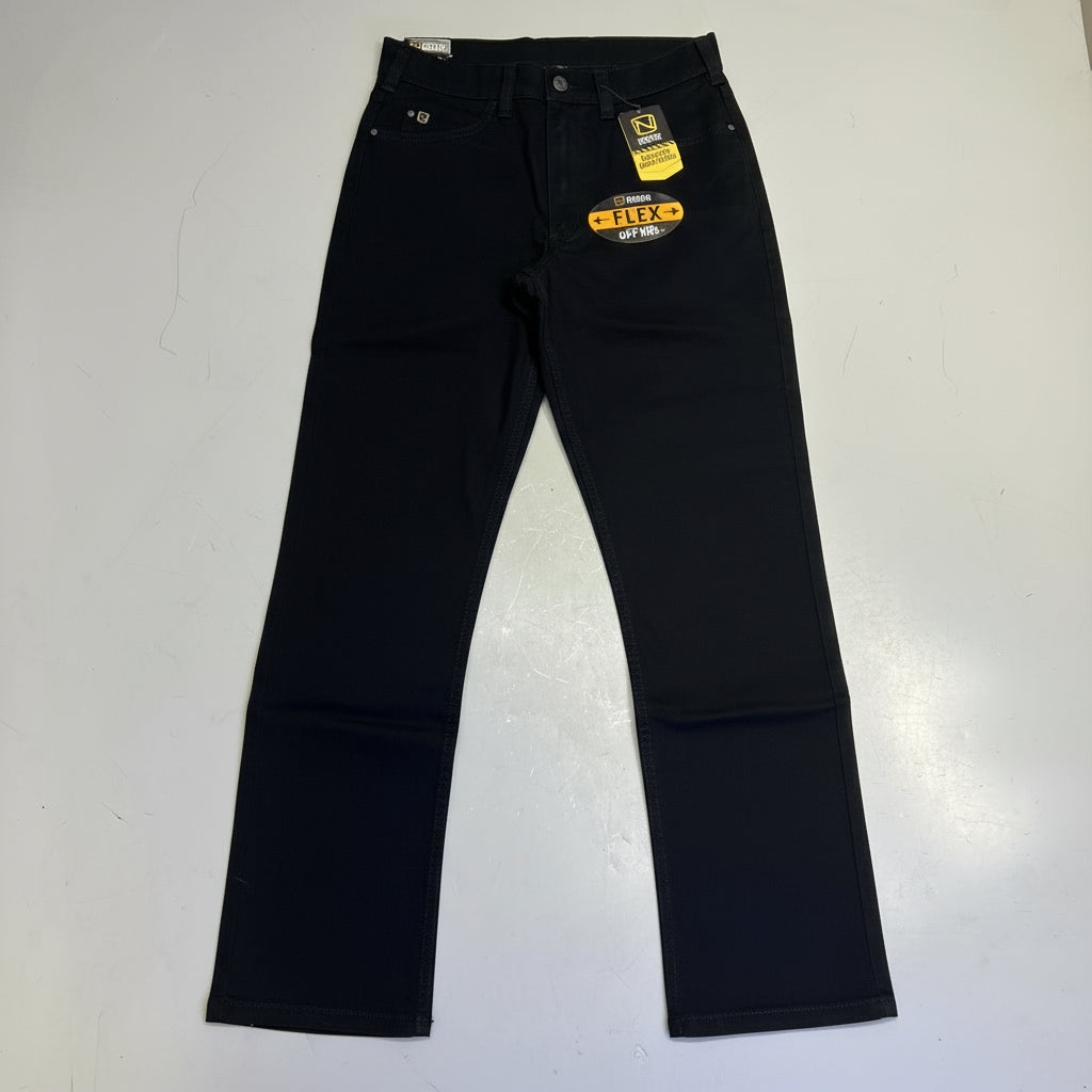 NOBLE OUTFITTERS Flex 5-Pocket Twill Work Pant Men's Sz 30x30 Black 18450