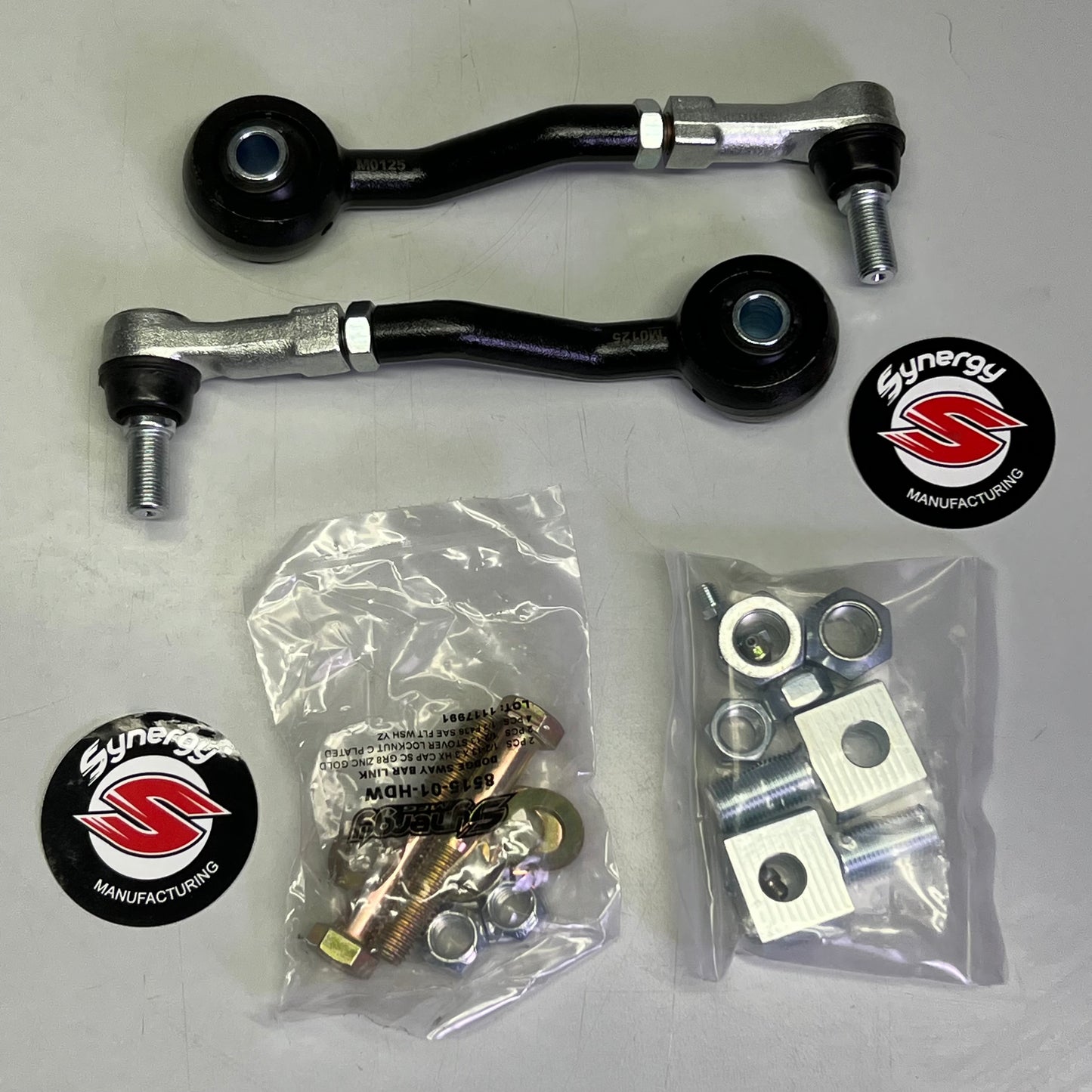 SYNERGY MFG Dodge Extended Sway Bar End Link Kit 3" Lift Grey 8515-11