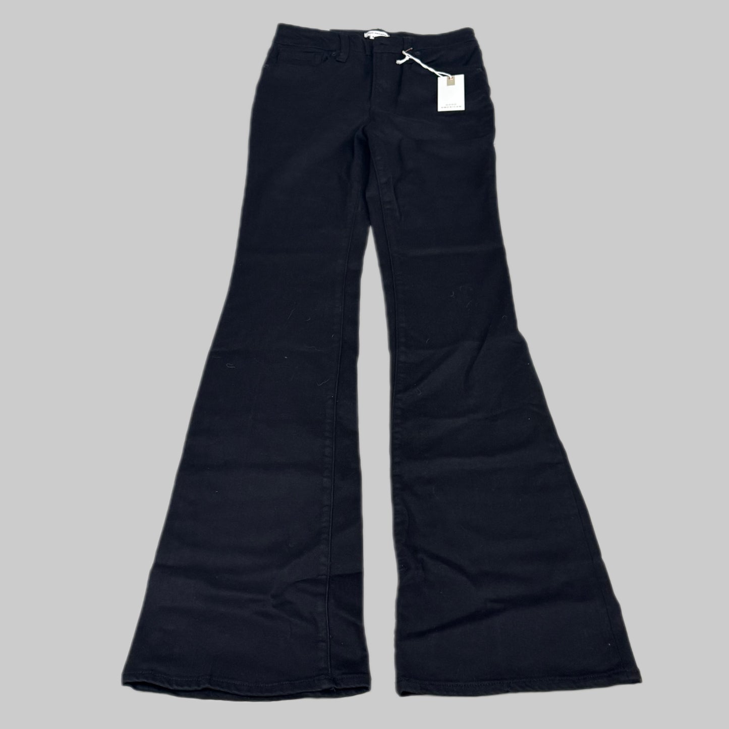 GOOD AMERICAN Good Legs Flare Jeans Women's Sz 8 Black001 GLF47SBTE