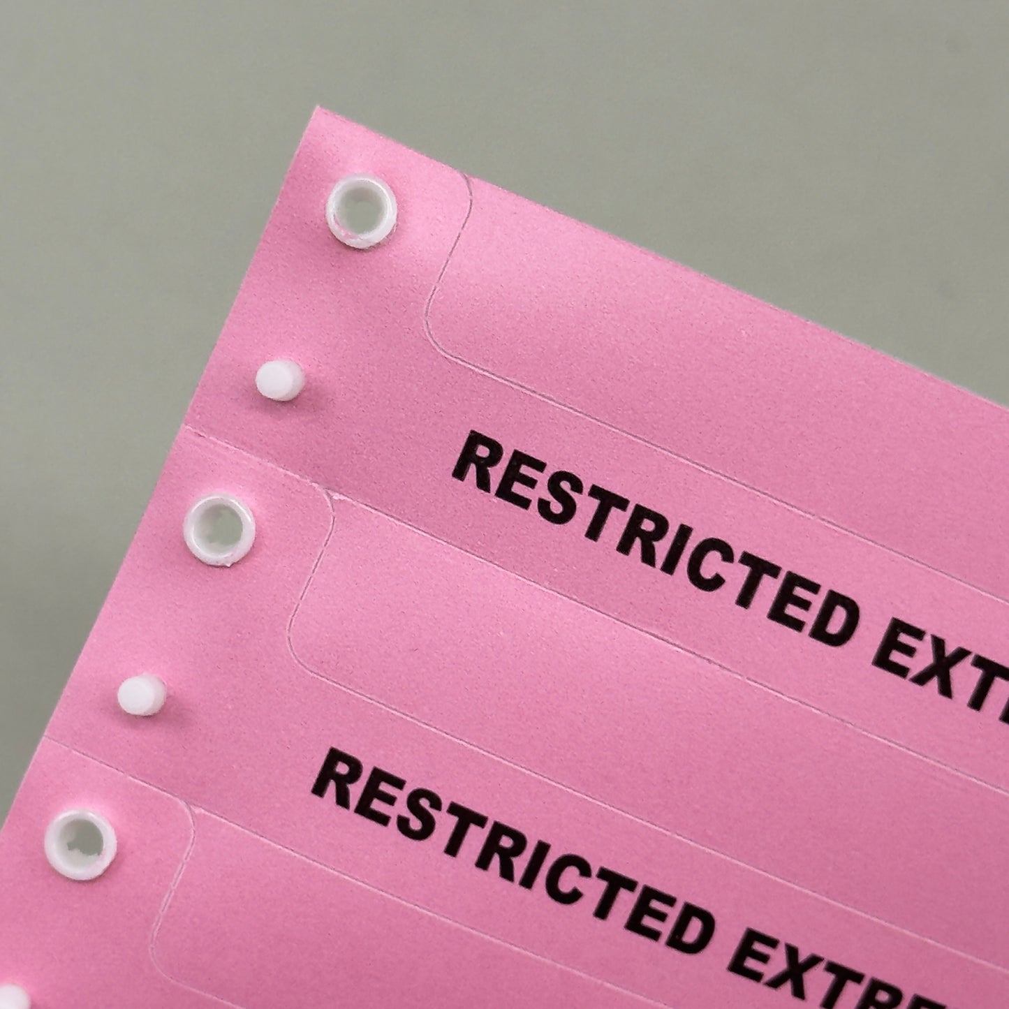 PDC (500 PC) Alert Wrist Band Bracelets Restricted Extremity Pink 5065E-12-PDM
