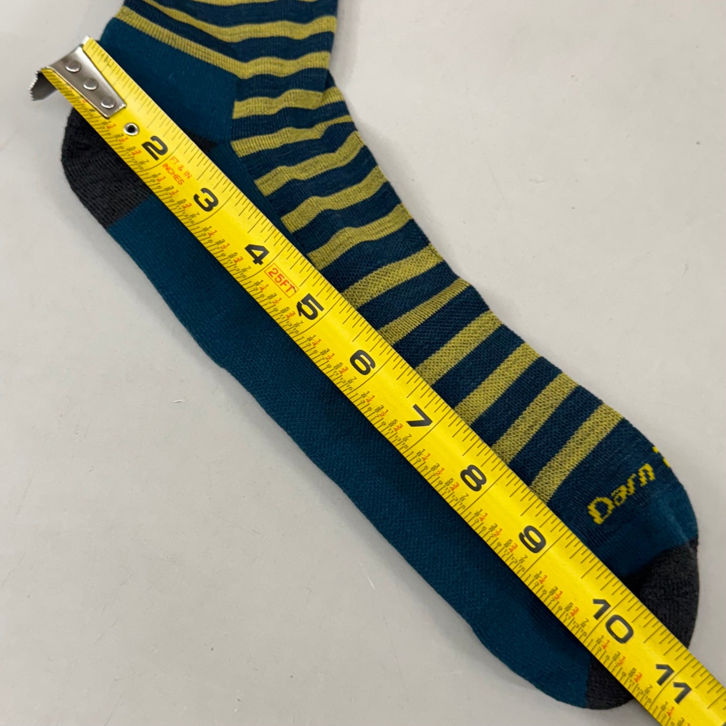 DARN TOUGH Lifestyle Otter Socks Crew Lightweight Merino Wool Men SZ XL 12.5-14.5 Dark Teal