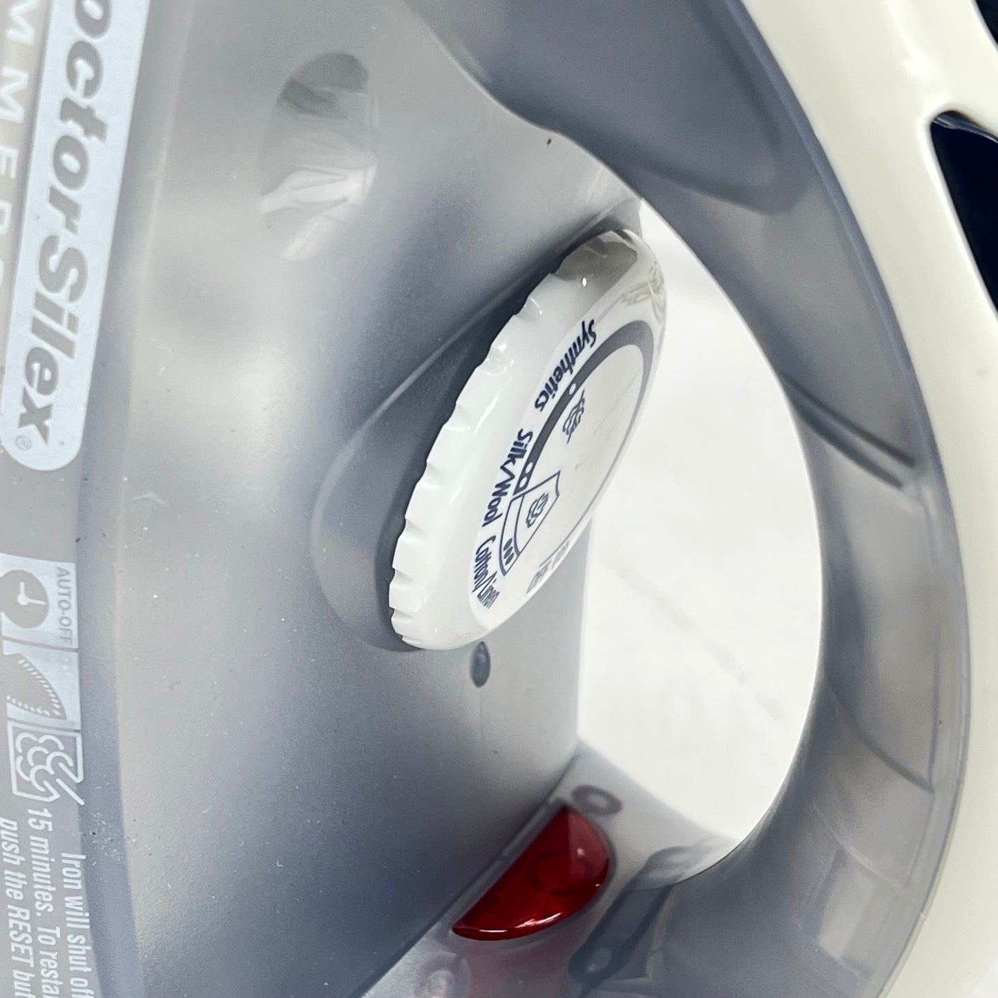 ZA@ PROCTOR SILEX Lightweight Iron 3-way Position Sensing White/Blue (Distressed Packaging)