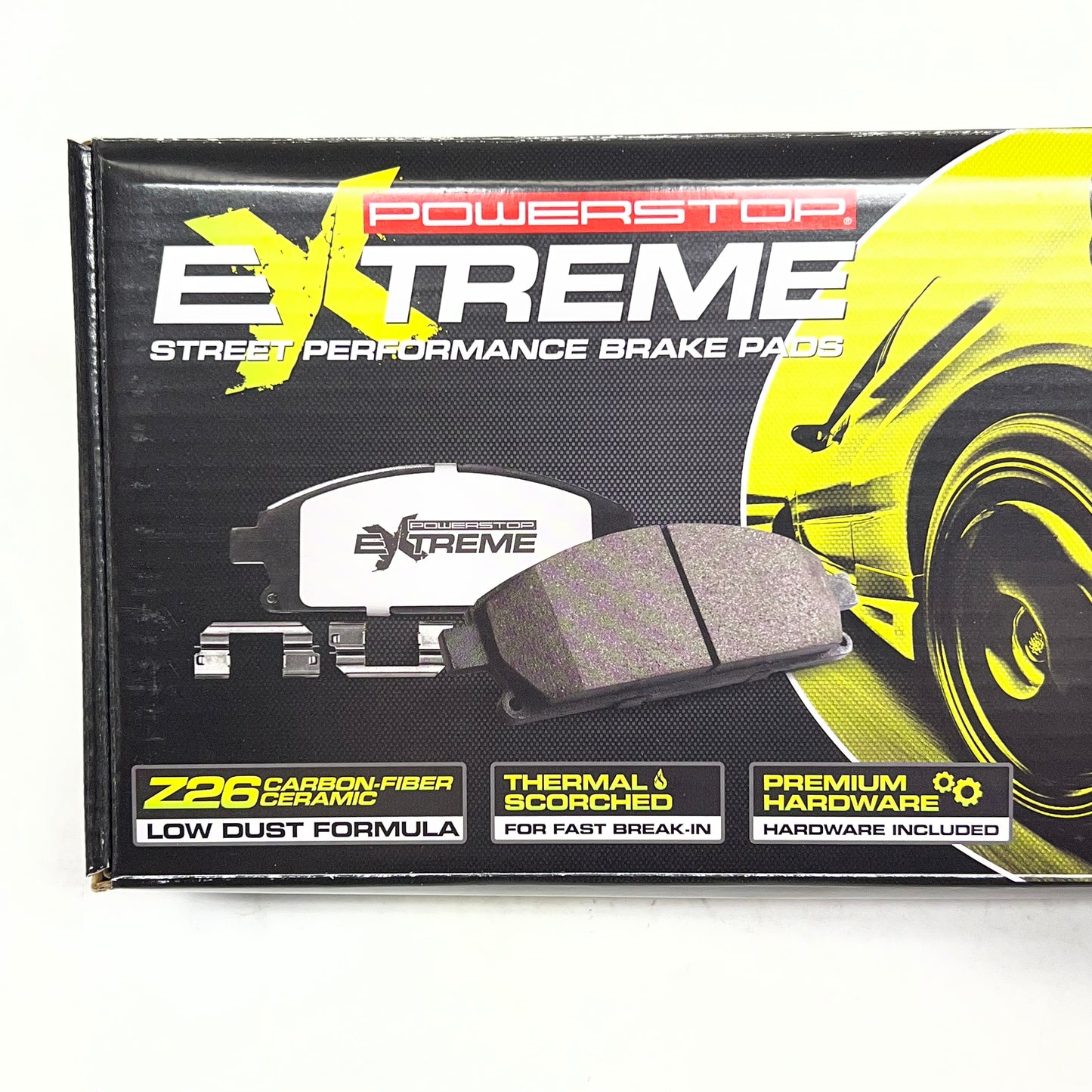 POWER STOP Street Performance Carbon Fiber Ceramic Brake Pads Z26-8010