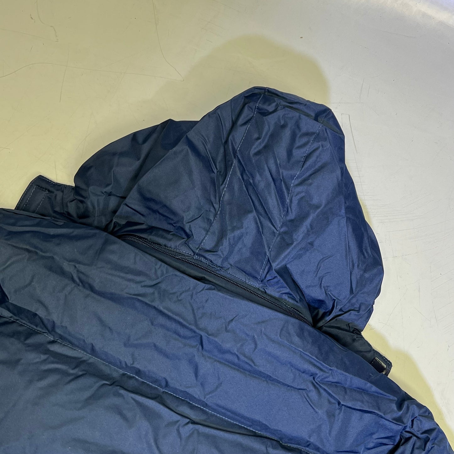 AMERICAS SUPPLIER Heavyweight Zip Up Coat Jacket Men's Sz L Navy Blue 2383077