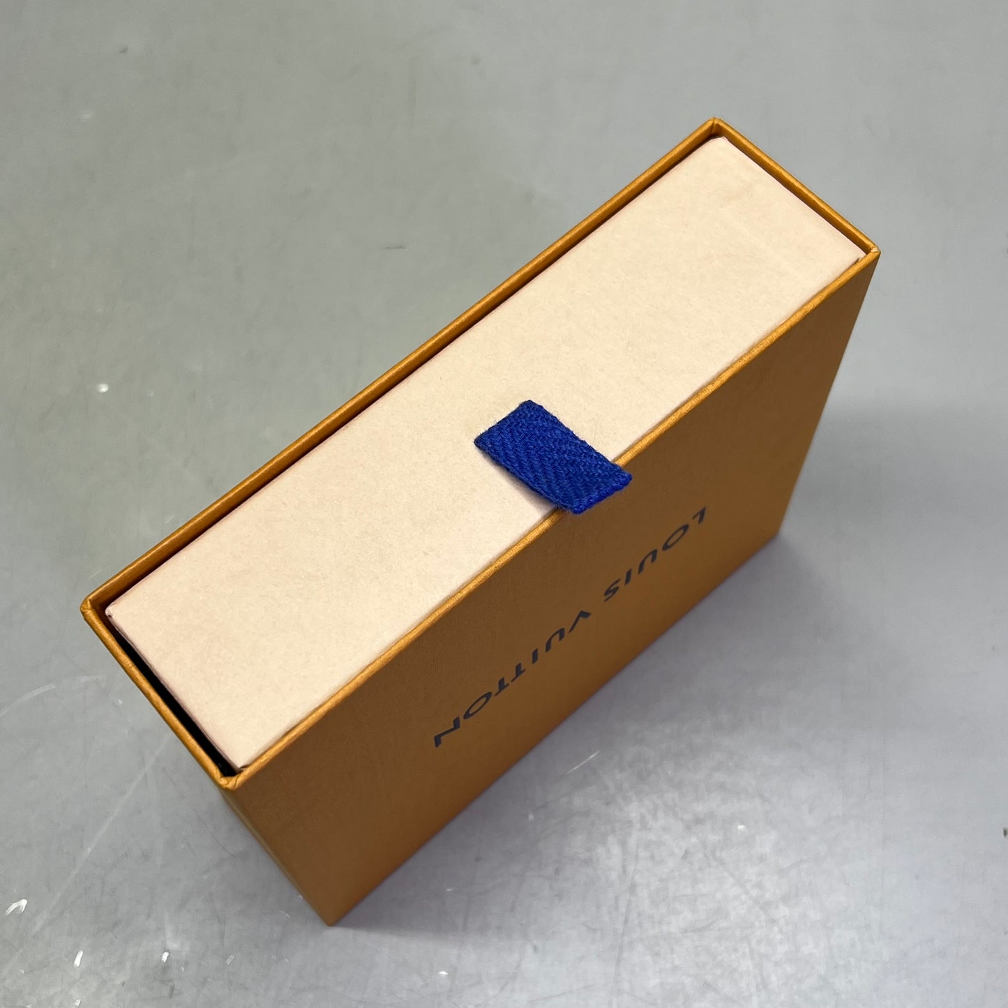 LOUIS VUITTON Empty Pull Out Product Box 6"L X 5"w X 1" D Orange