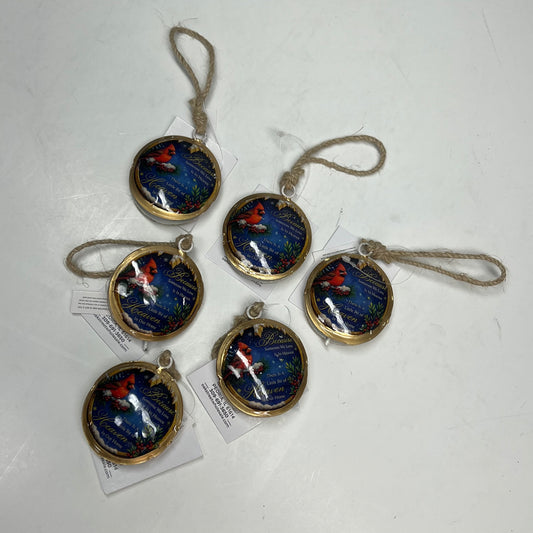 OAKSTREET (6 PACK) Holiday Bell Ornament Vintage Style 6"x2" OSW268376