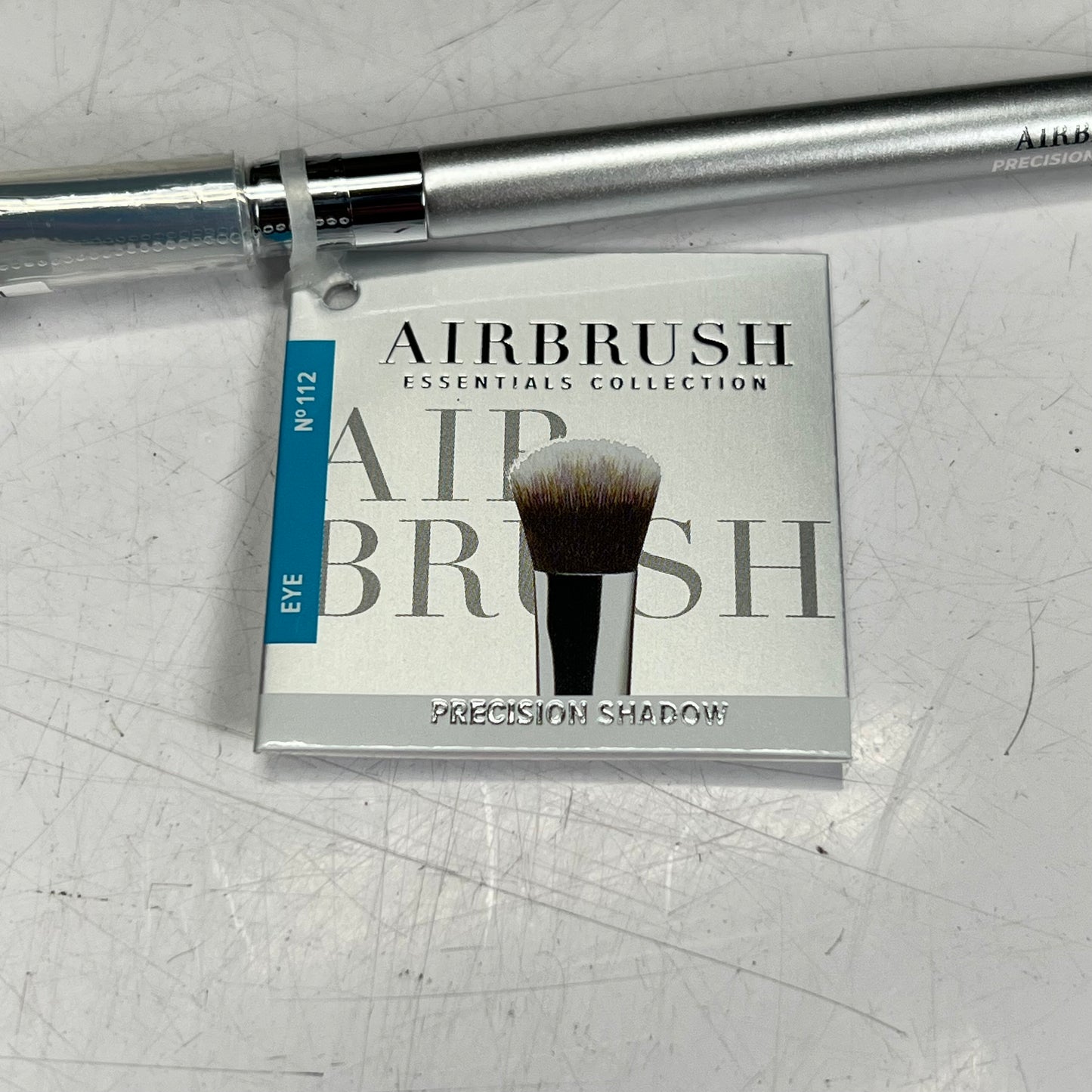 IT COSMETICS (2 PACK) Airbrush Precision Shadow Brush #112 Brown/Silver
