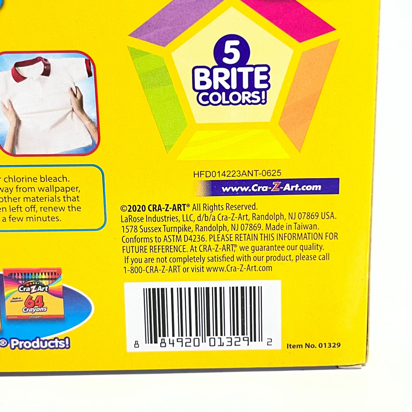 CRA-Z-ART (10 PACK) Bold & Brites Super Washable Markers 01329