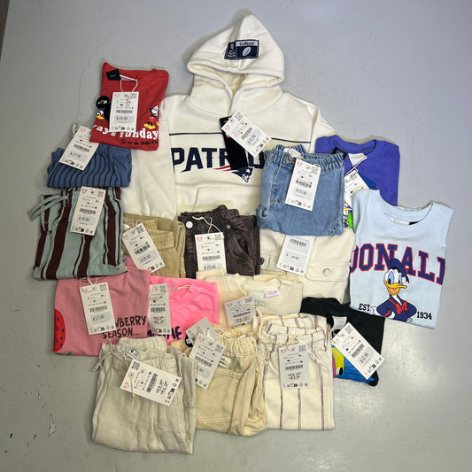 ZA@ ZARA Lot Of Assorted Children's Clothing Tops, Pants & Jacket Girl's Sz 1/1.5/2