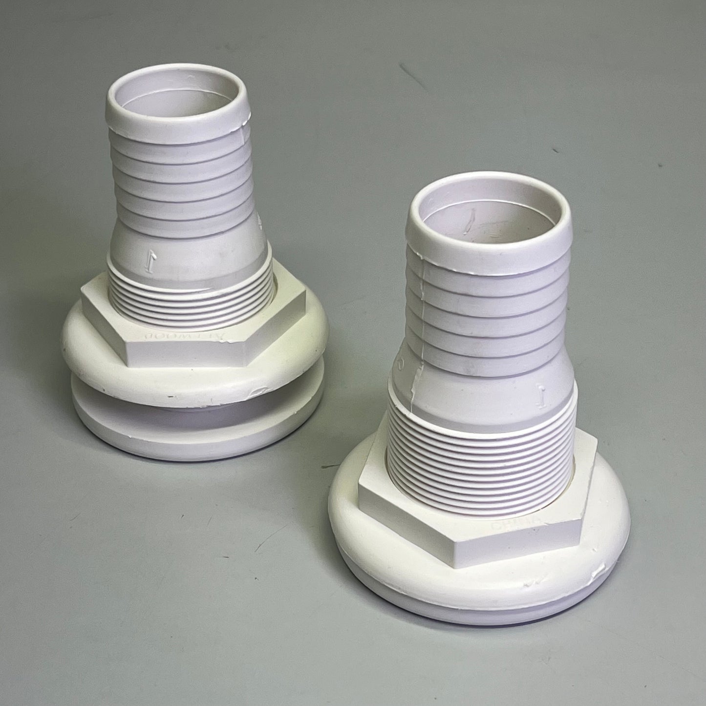 TODD Holdings Tank Fitting Relocation Kit Stainless Steel Hardware White 90-2219