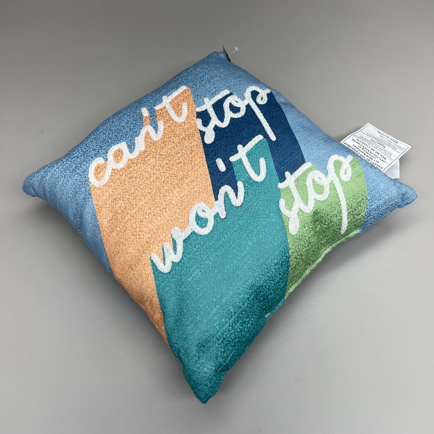 ASHLAND Set of 2 Polyester Decoration Pillows Cant Stop Wont Stop, Work it 734353